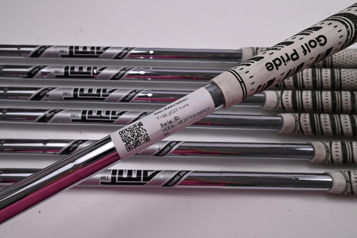 Titleist T150 2023 Irons / 4-PW / Stiff Flex AMT Black S300 Shafts