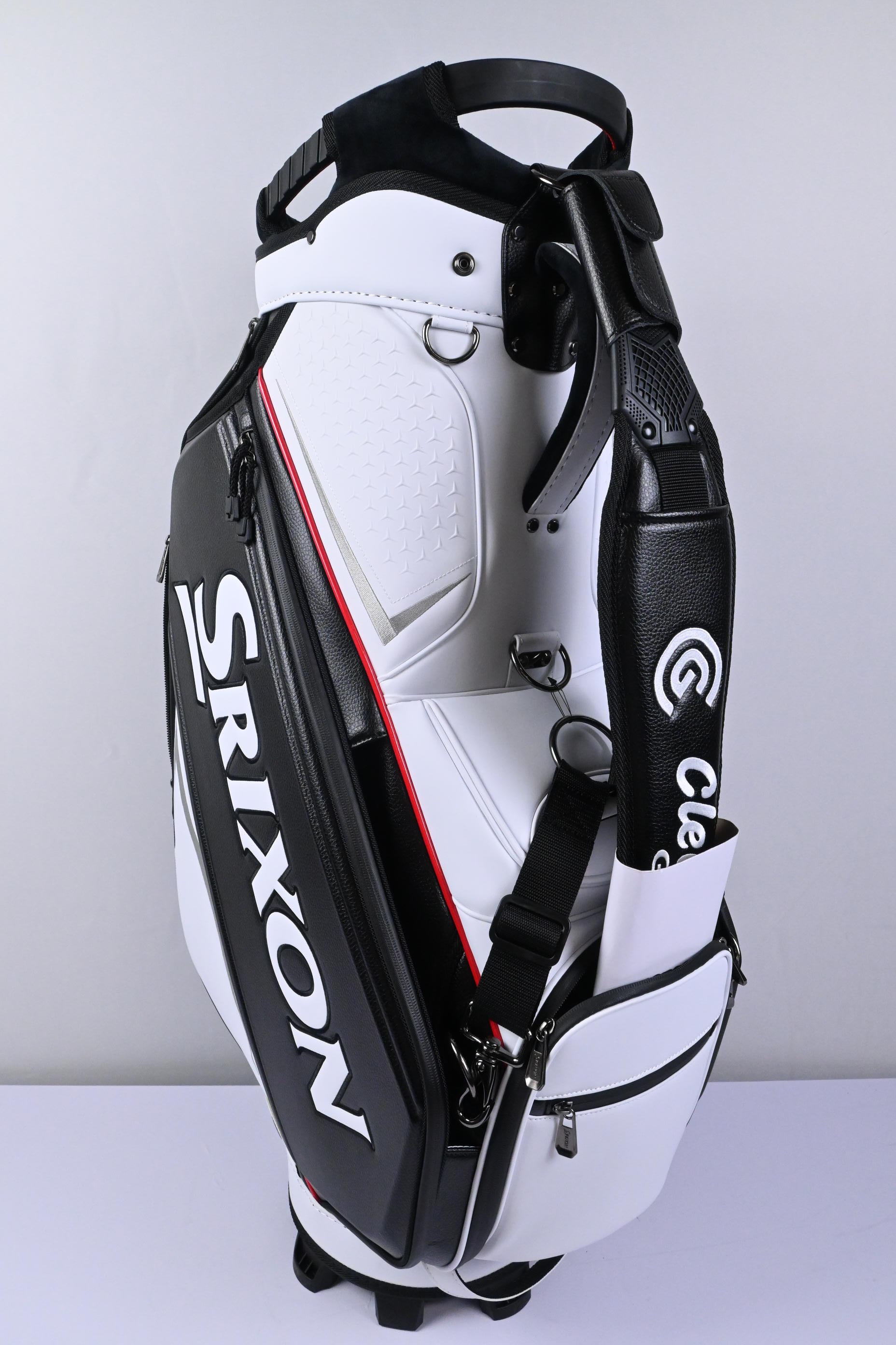 Srixon Tour Staff Bag 2025 / 5-Way Divider / Black, White & Red