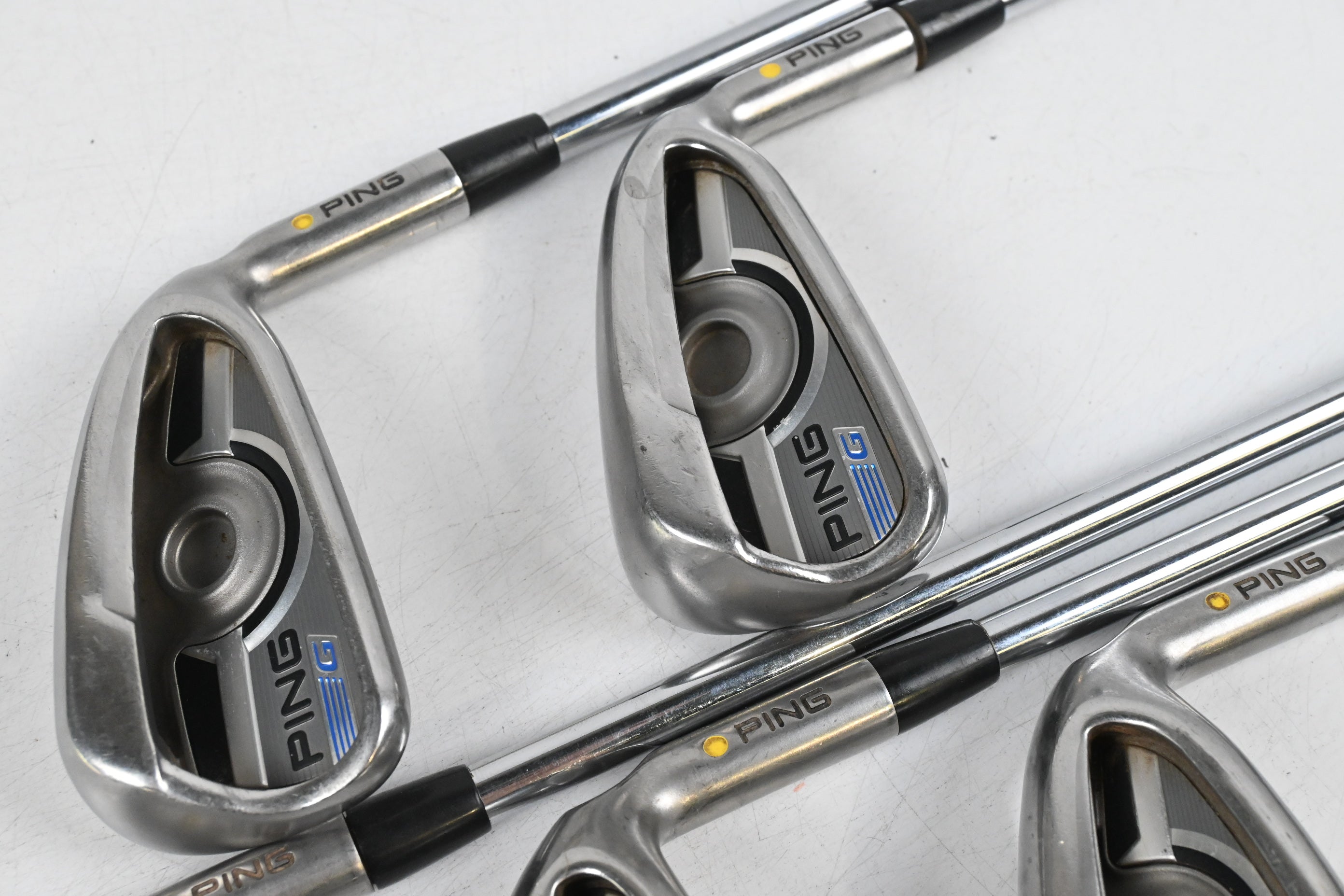 Ping G Series Irons / 6-PW / Yellow Dot / Senior Flex Ping CFS Distance Shafts
