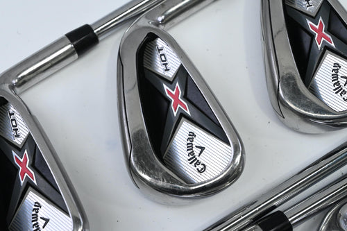 Callaway X Hot Irons / 5-PW+SW / Regular Flex XP 85 R300 Shafts