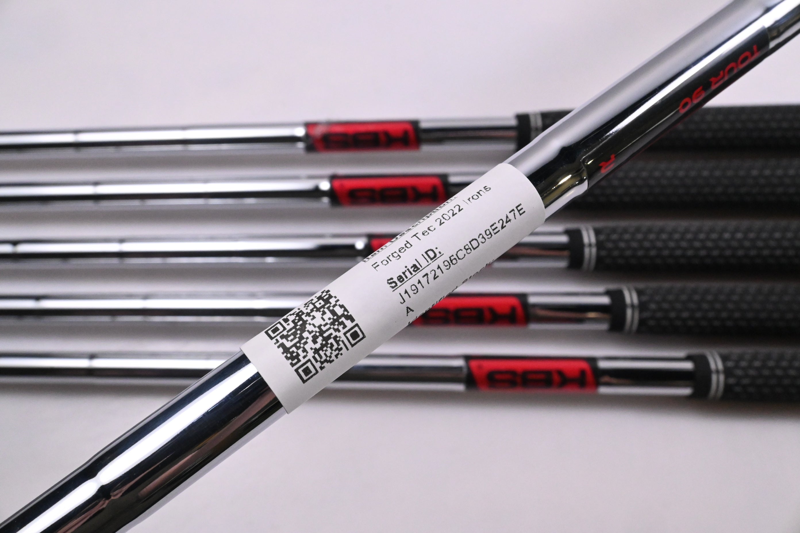 Cobra Forged Tec 2022 Irons / 5-PW / Regular Flex KBS Tour 90 Shafts