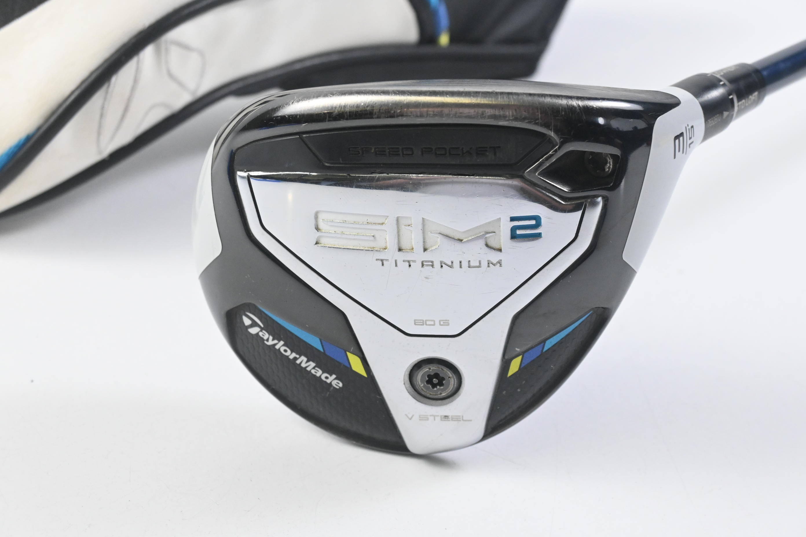 Taylormade SIM2 Ti #3 Wood / 15 Degree / Stiff Flex Fujikura Ventus Blue 6 Velocore
