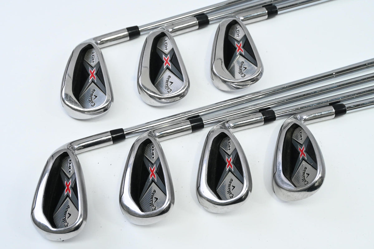 Callaway X Hot Irons / 5-PW+SW / Regular Flex XP 85 R300 Shafts