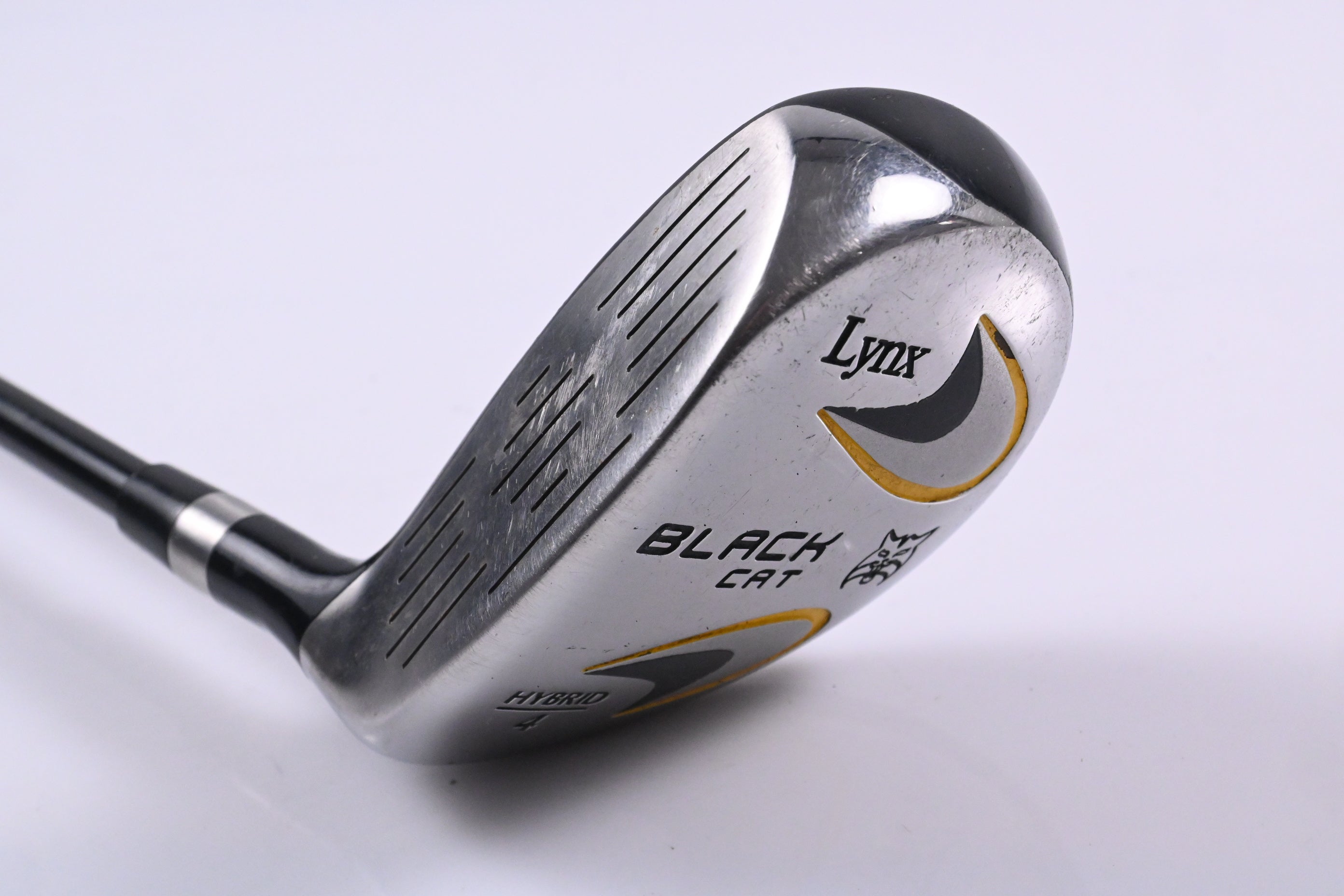 Left Hand Lynx Black Cat #4 Hybrid / 23 Degree / Regular Flex Lynx X 60 Shaft