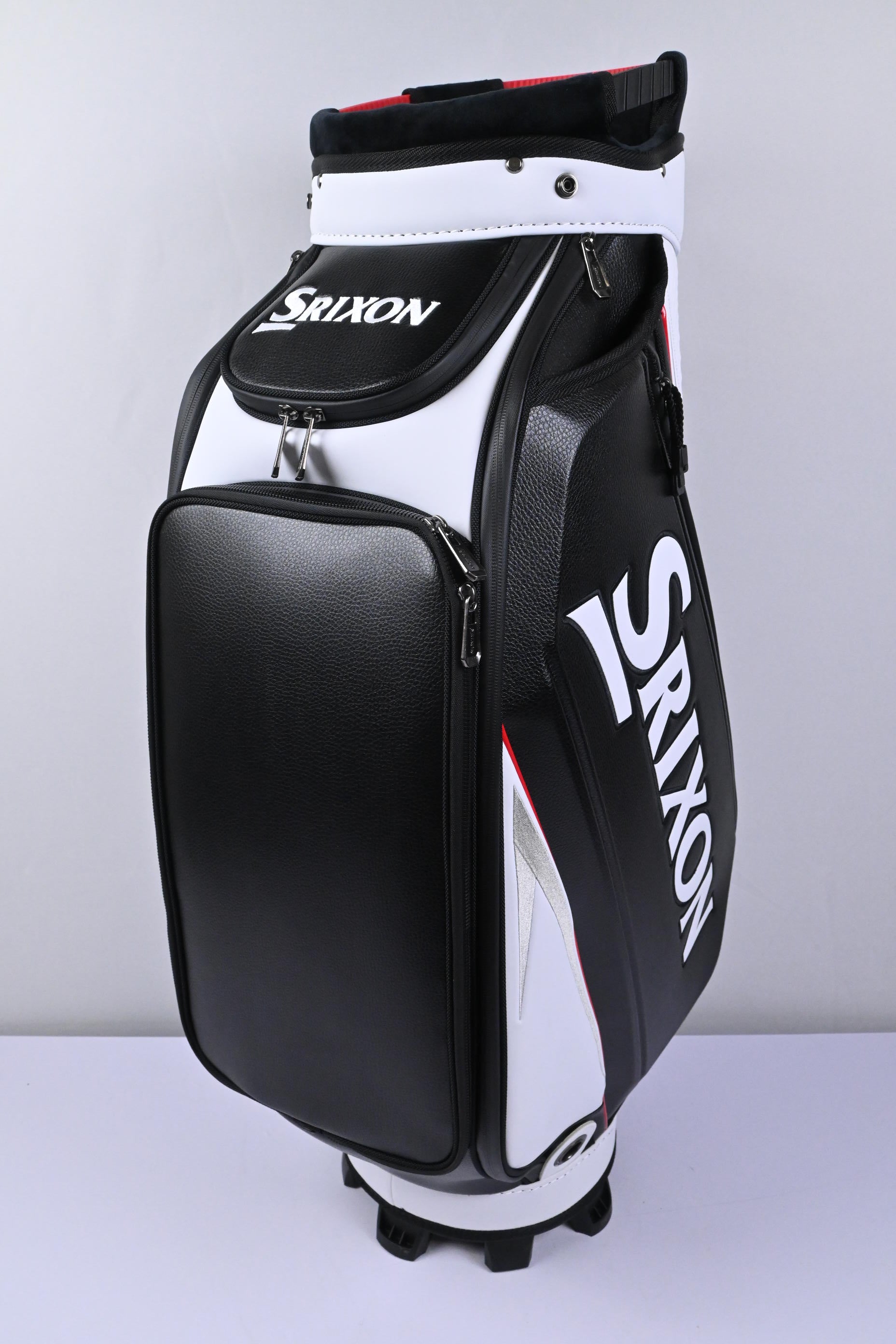 Srixon Tour Staff Bag 2025 / 5-Way Divider / Black, White & Red