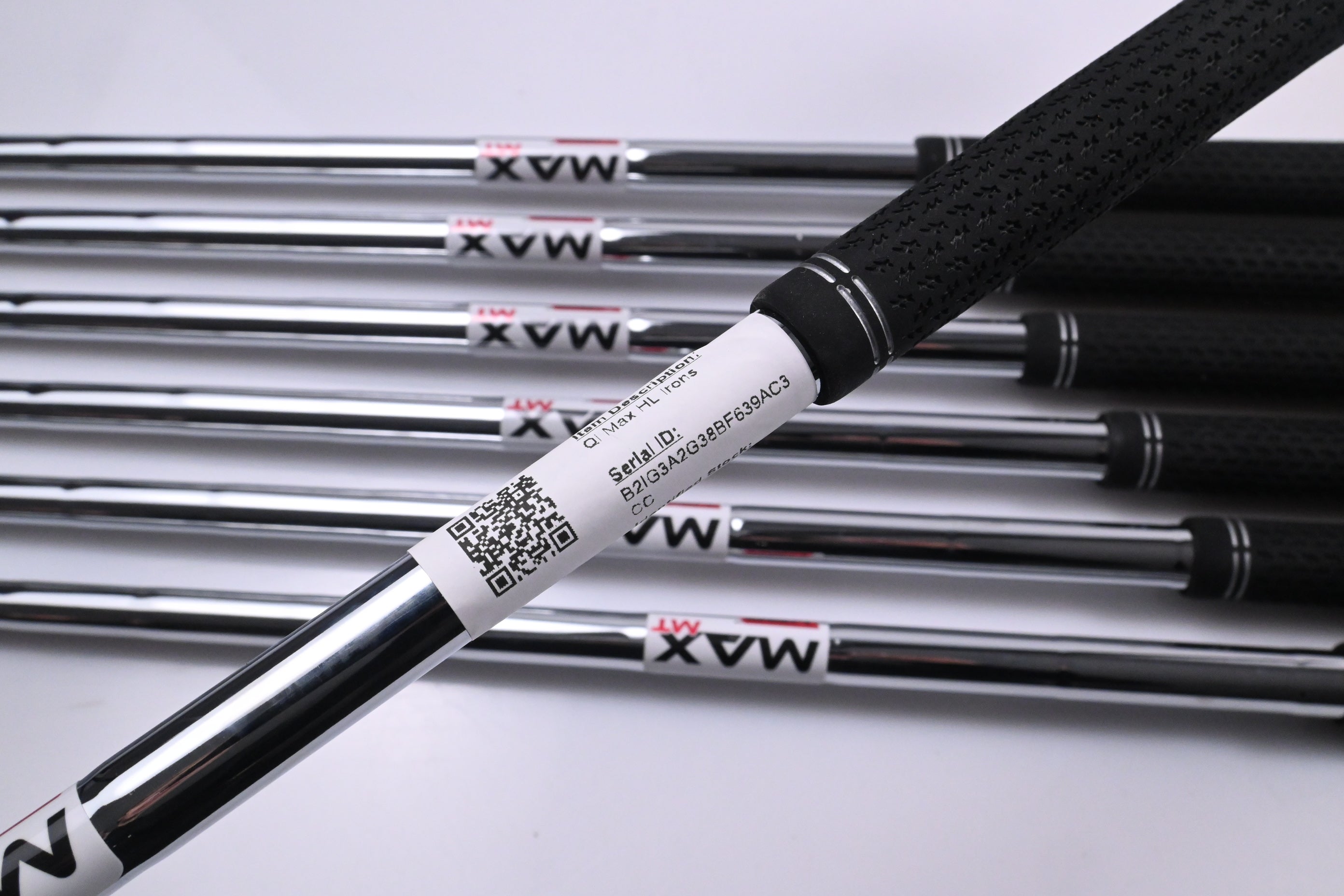 Taylormade Qi Max HL Irons / 5-PW+SW / Regular Flex KBS MAX MT 85 Shafts