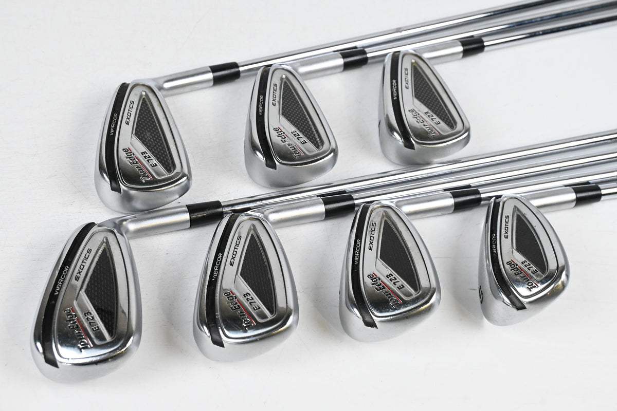 Tour Edge E722 Irons / 5-PW+SW / Regular Flex Elevate MPH 95 Shafts