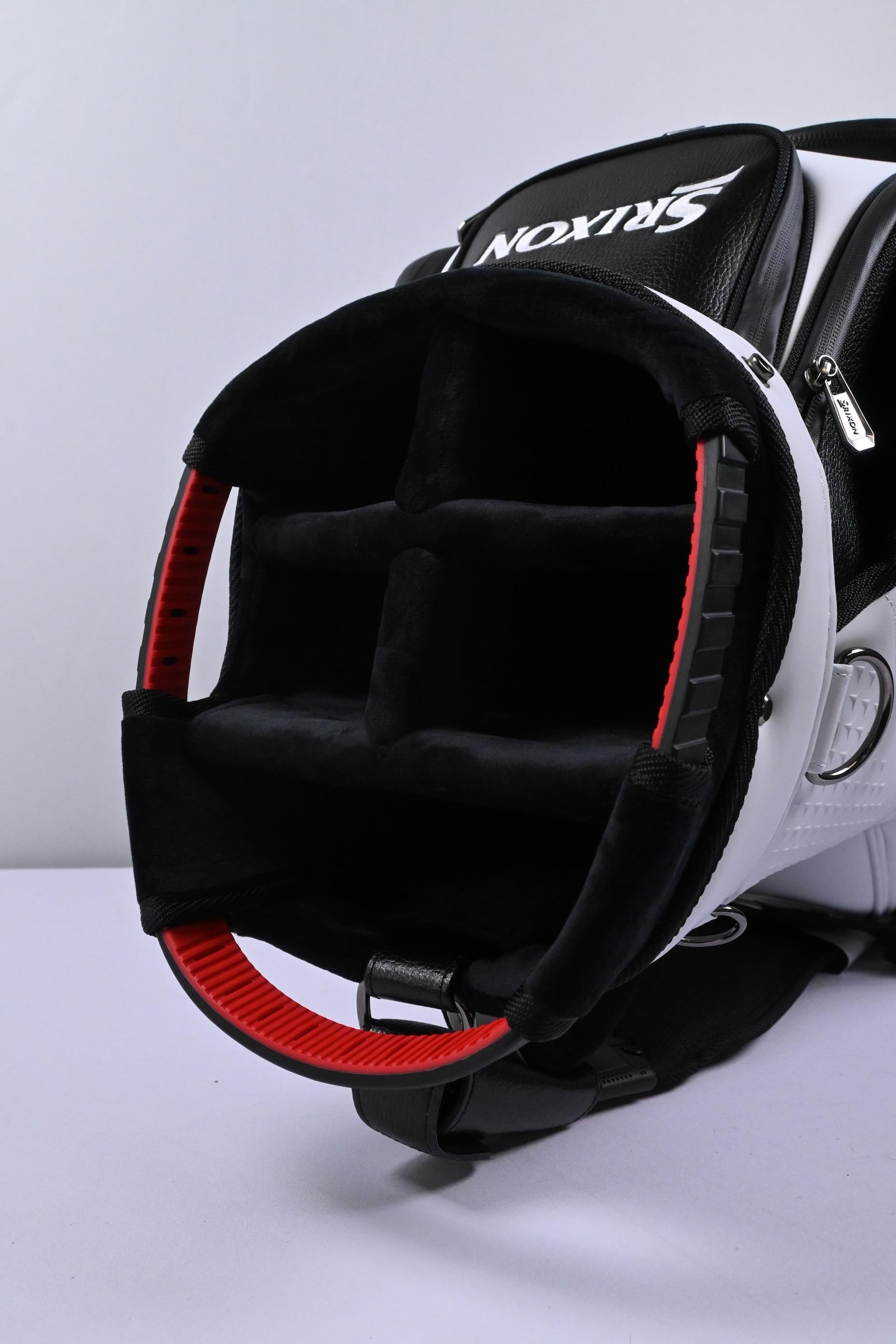 Srixon Tour Staff Bag 2025 / 5-Way Divider / Black, White & Red