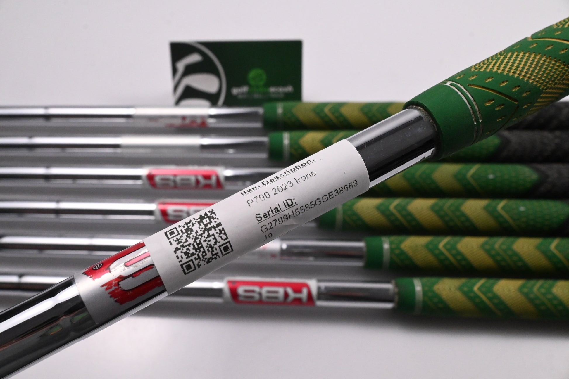 Taylormade P790 2023 Irons / 4-PW / Regular Flex KBS Tour Lite Shafts