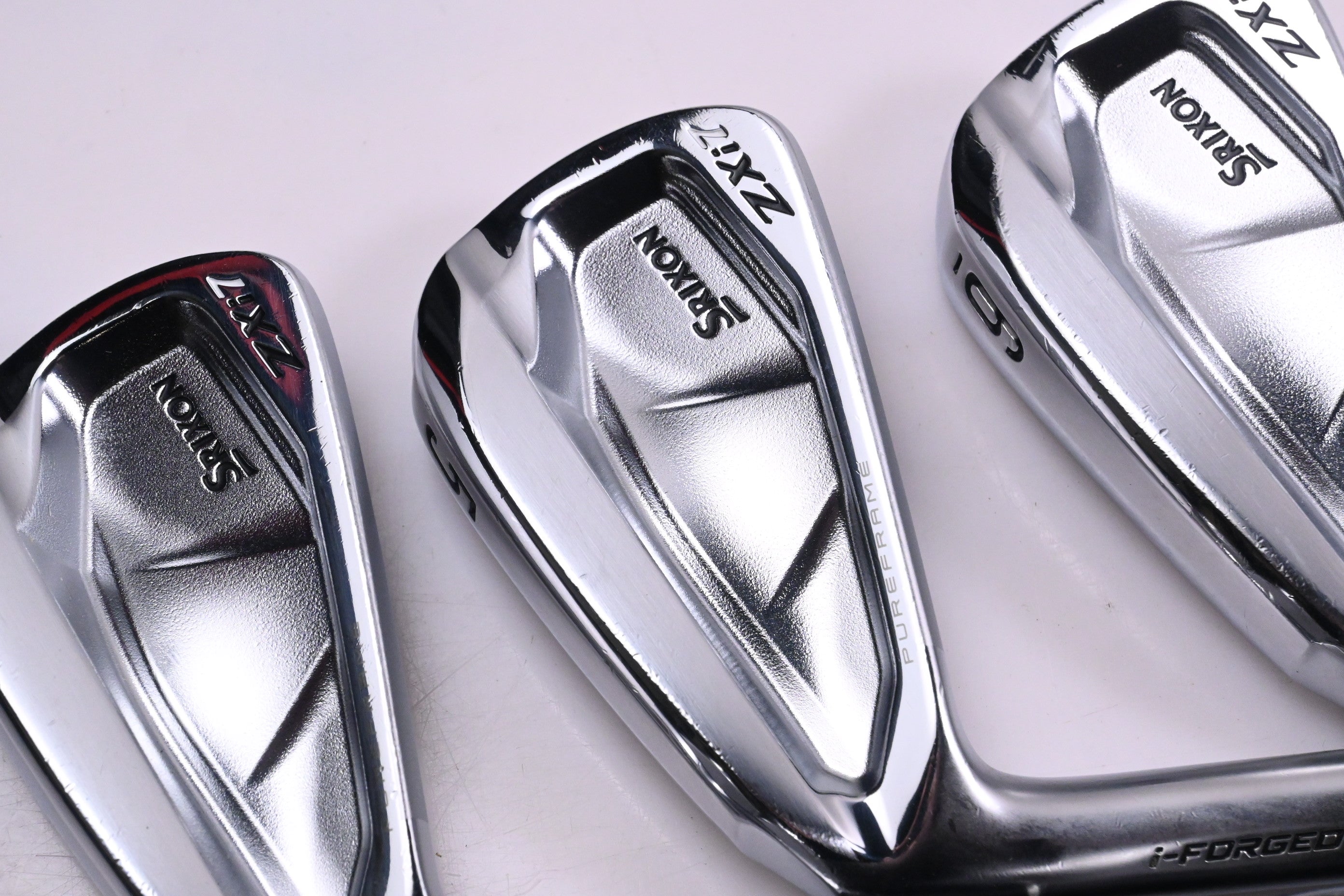 Left Hand Srixon ZXi7 Irons / 4-PW / Stiff Flex Miyazaki CodeX 8 Shaft