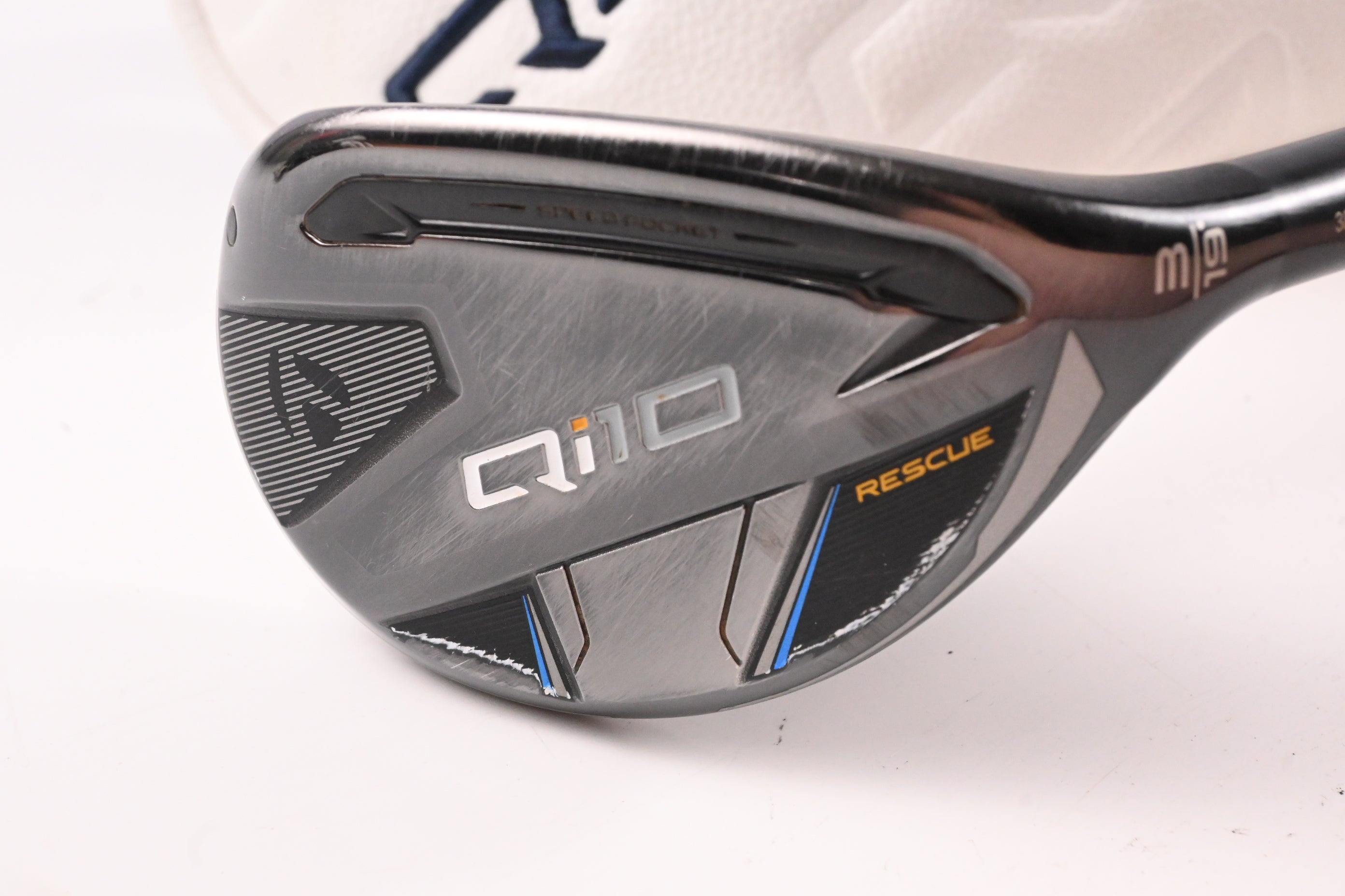 Taylormade Qi10 #3 Hybrid / 19 Degree / Stiff Flex Fujikura Ventus TR Blue 7