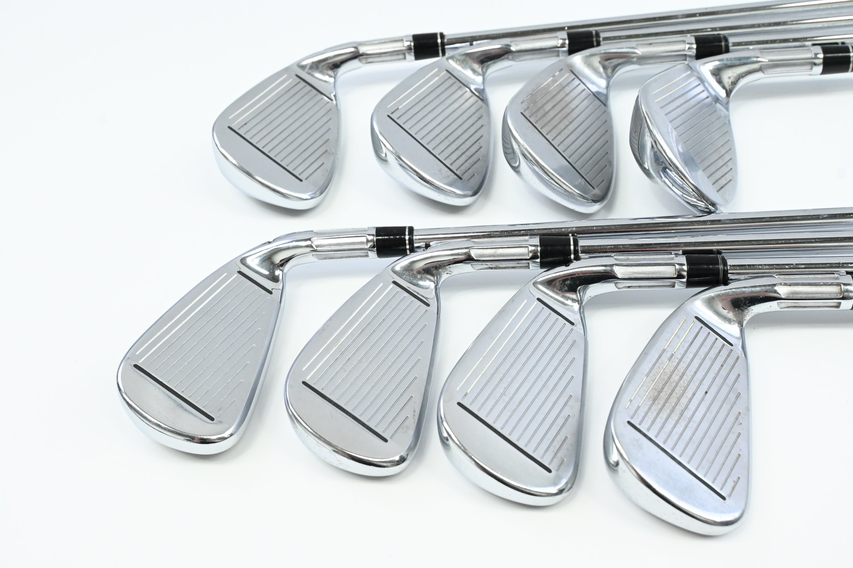 Left Hand Taylormade M CGB Irons / 4-PW+SW / Regular Flex KBS MAX 85 Shafts