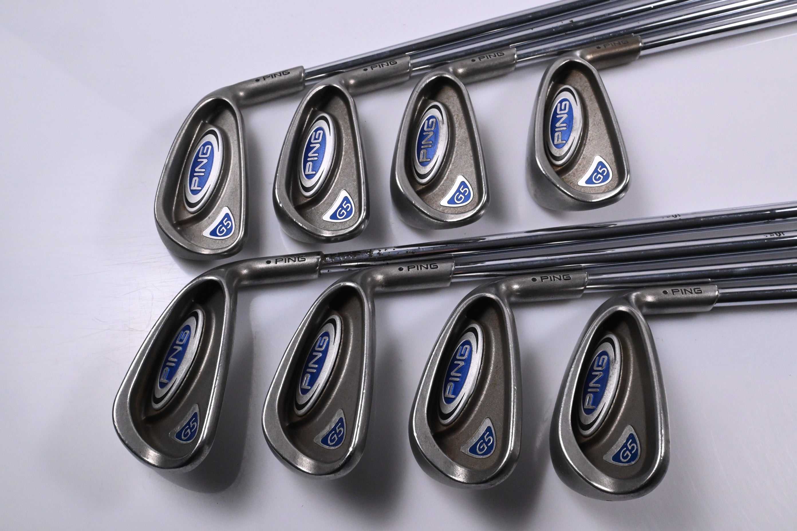 Ping G5 Irons / 3+5-PW+SW / Black Dot / Regular Flex Ping CFS Distance Shafts
