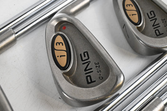 Ping i3 O-Size Irons / 4-PW+SW / Red Dot / Regular Flex Cushin JZ Shafts