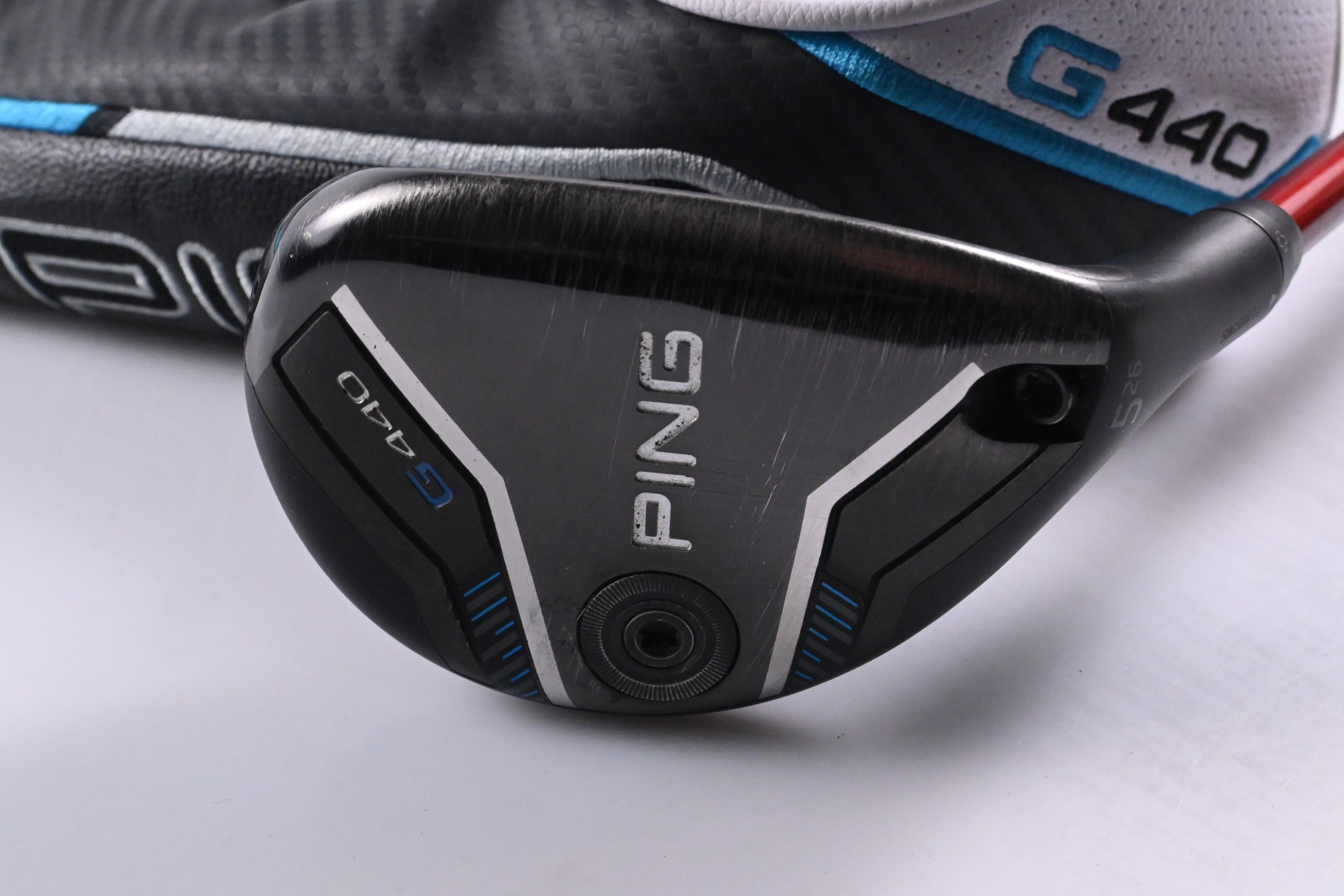 Ping G440 #5 Hybrid / 26 Degree / Stiff Flex Project X Denali Red 80 Shaft