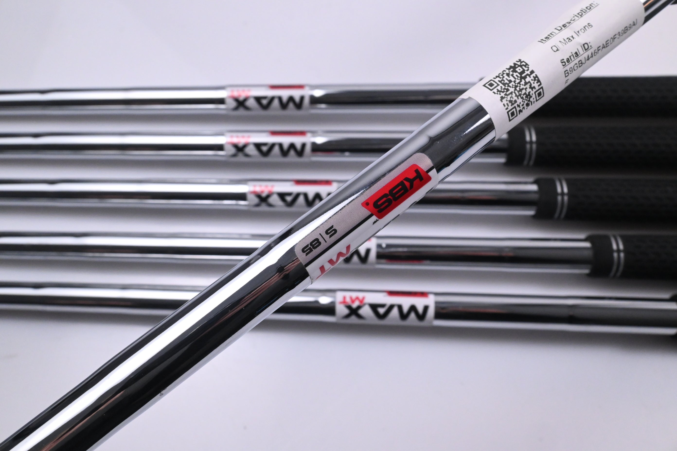Taylormade Qi Max Irons / 5-PW / Stiff Flex KBS MAX MT 85 Shafts