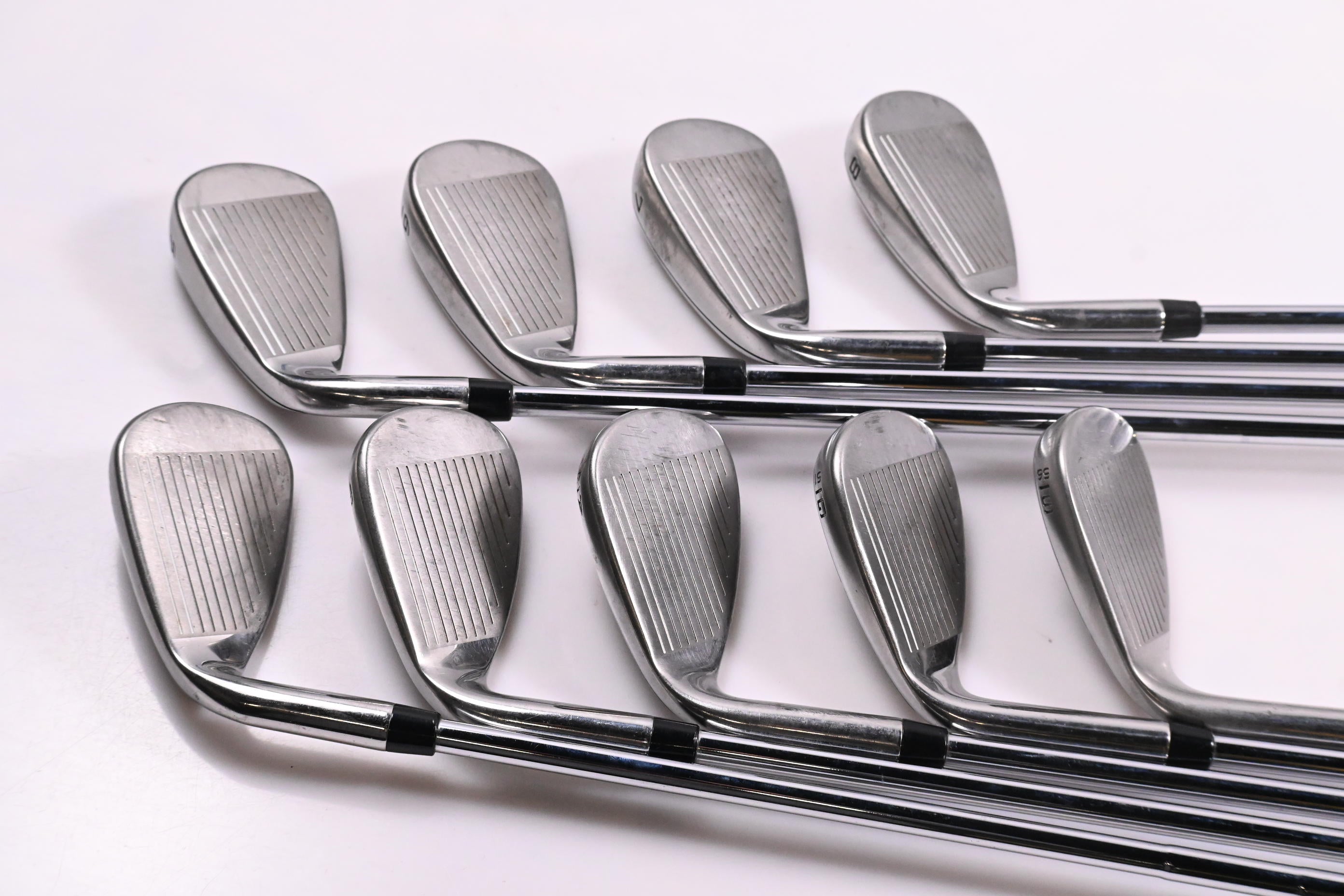 Callaway Rogue ST Max OS Irons / 5-PW+AW+GW+SW / Stiff Flex Elevate MPH 85
