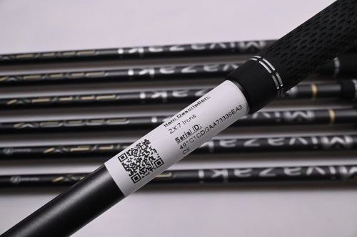 Left Hand Srixon ZXi7 Irons / 4-PW / Stiff Flex Miyazaki CodeX 8 Shaft