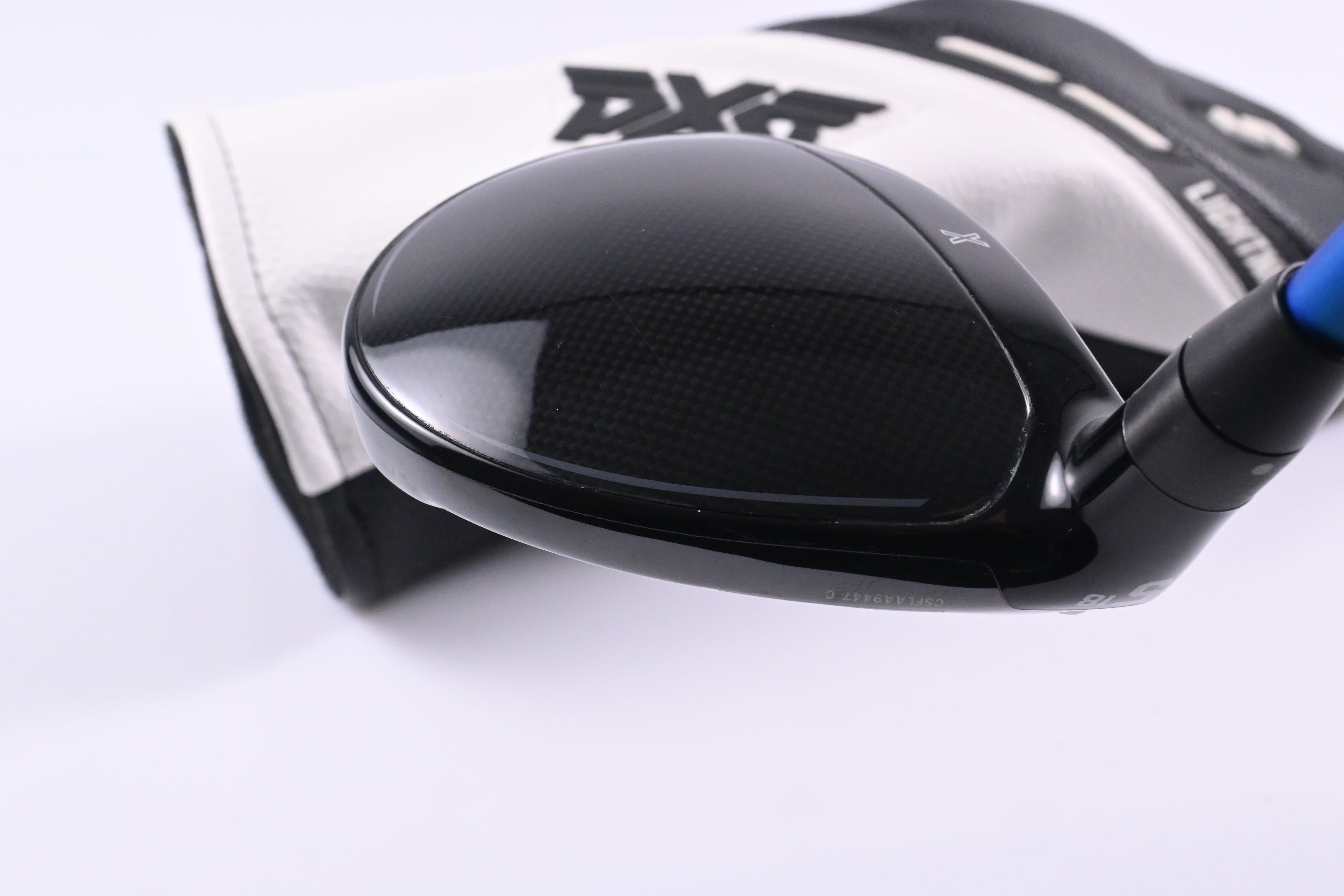 Left Hand PXG Lightning #5 Wood / 18 Degree / Stiff Flex Denali Frost Blue 60