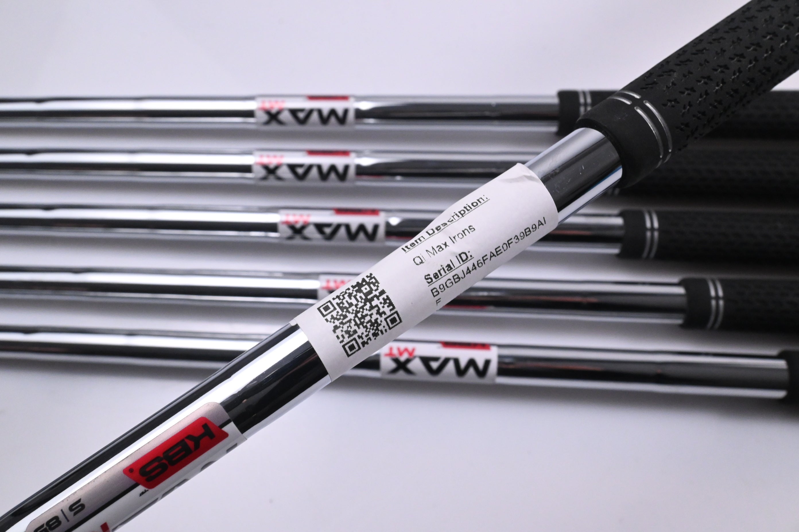 Taylormade Qi Max Irons / 5-PW / Stiff Flex KBS MAX MT 85 Shafts