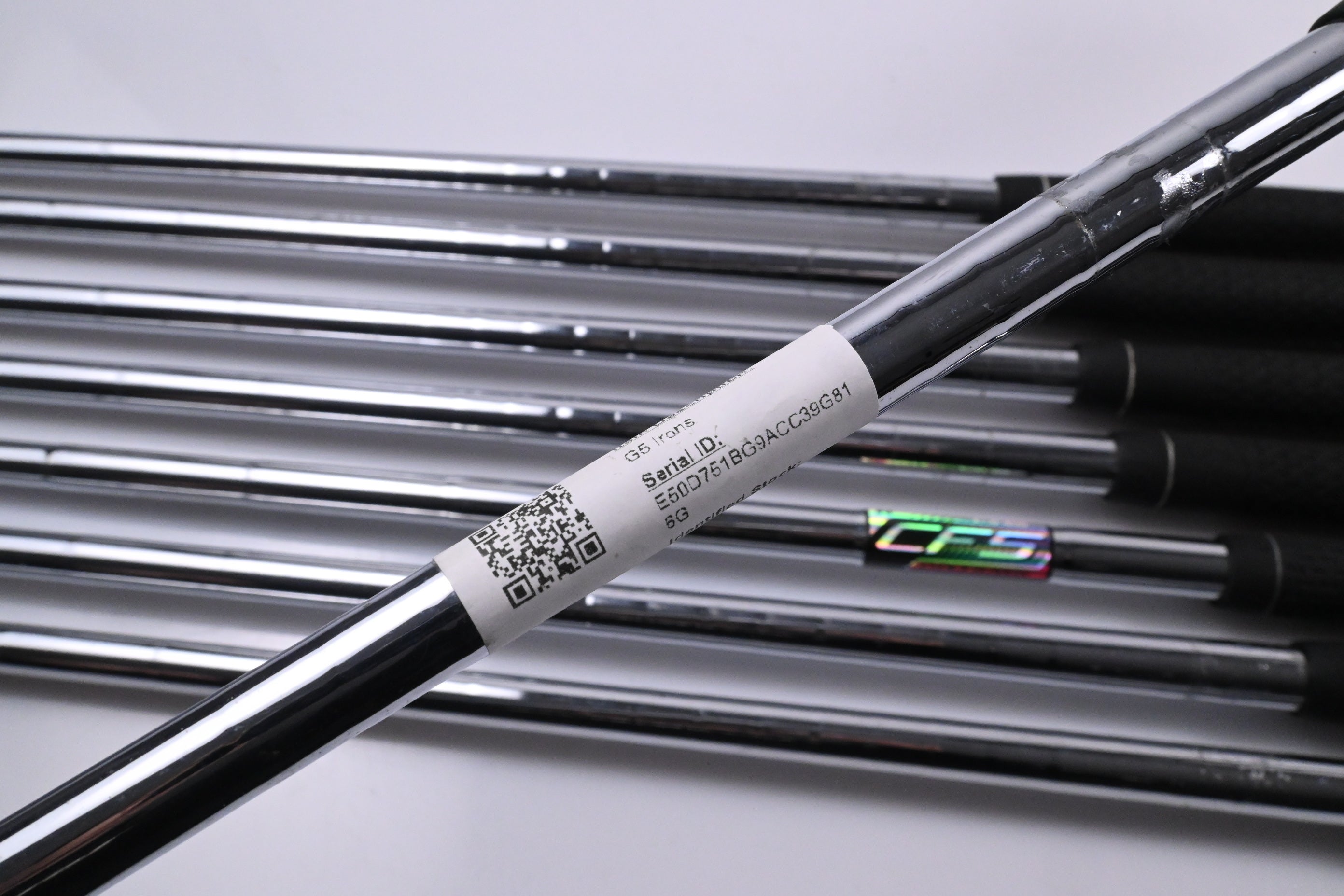 Ping G5 Irons / 3+5-PW+SW / Black Dot / Regular Flex Ping CFS Distance Shafts