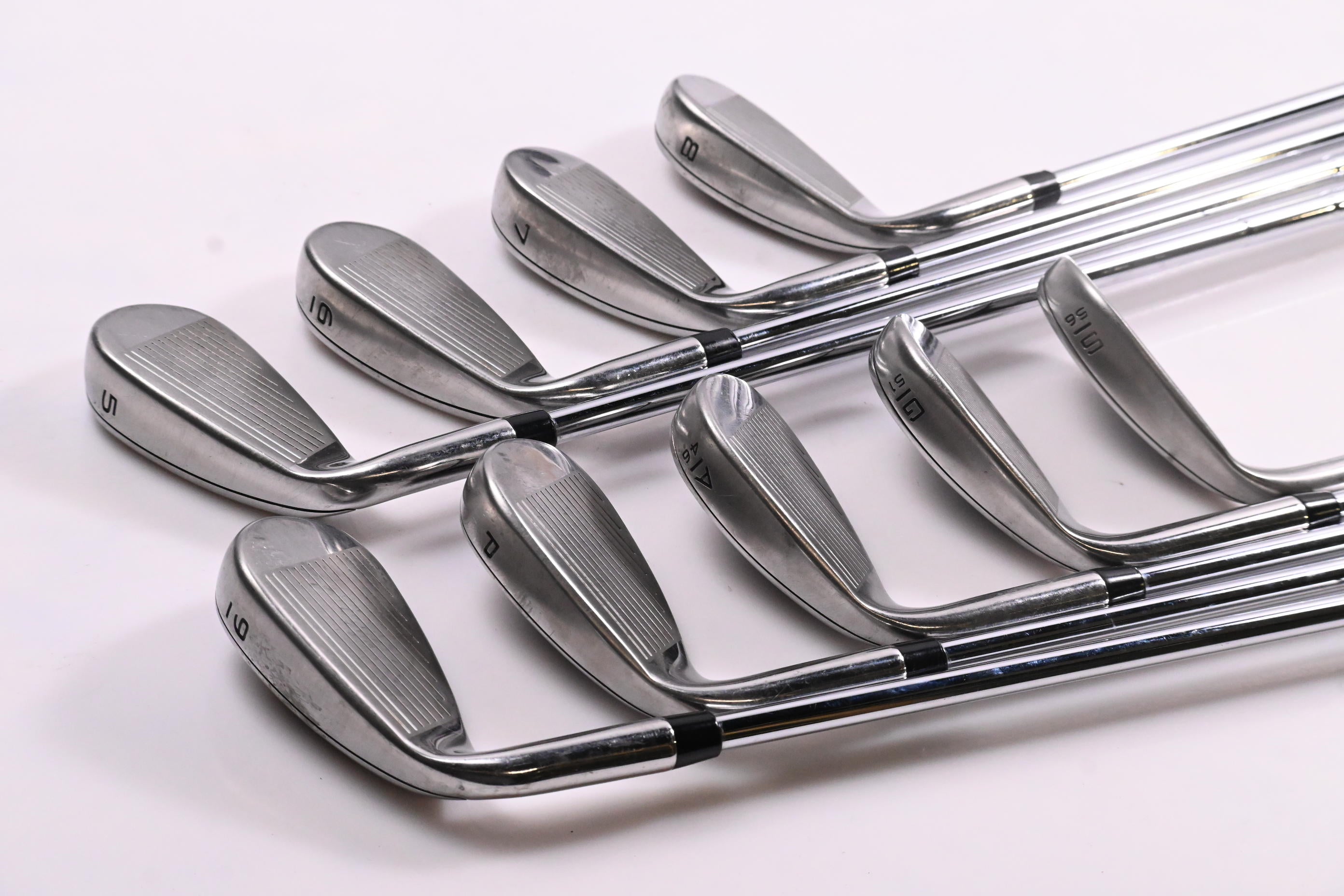 Callaway Rogue ST Max OS Irons / 5-PW+AW+GW+SW / Stiff Flex Elevate MPH 85