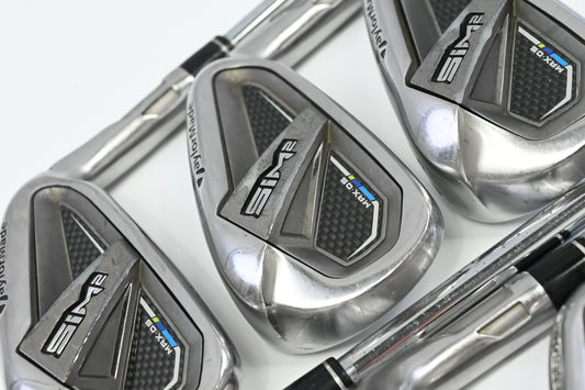 Taylormade SIM2 Max OS Irons / 4-PW / Regular Flex KBS MAX MT 85 Shafts