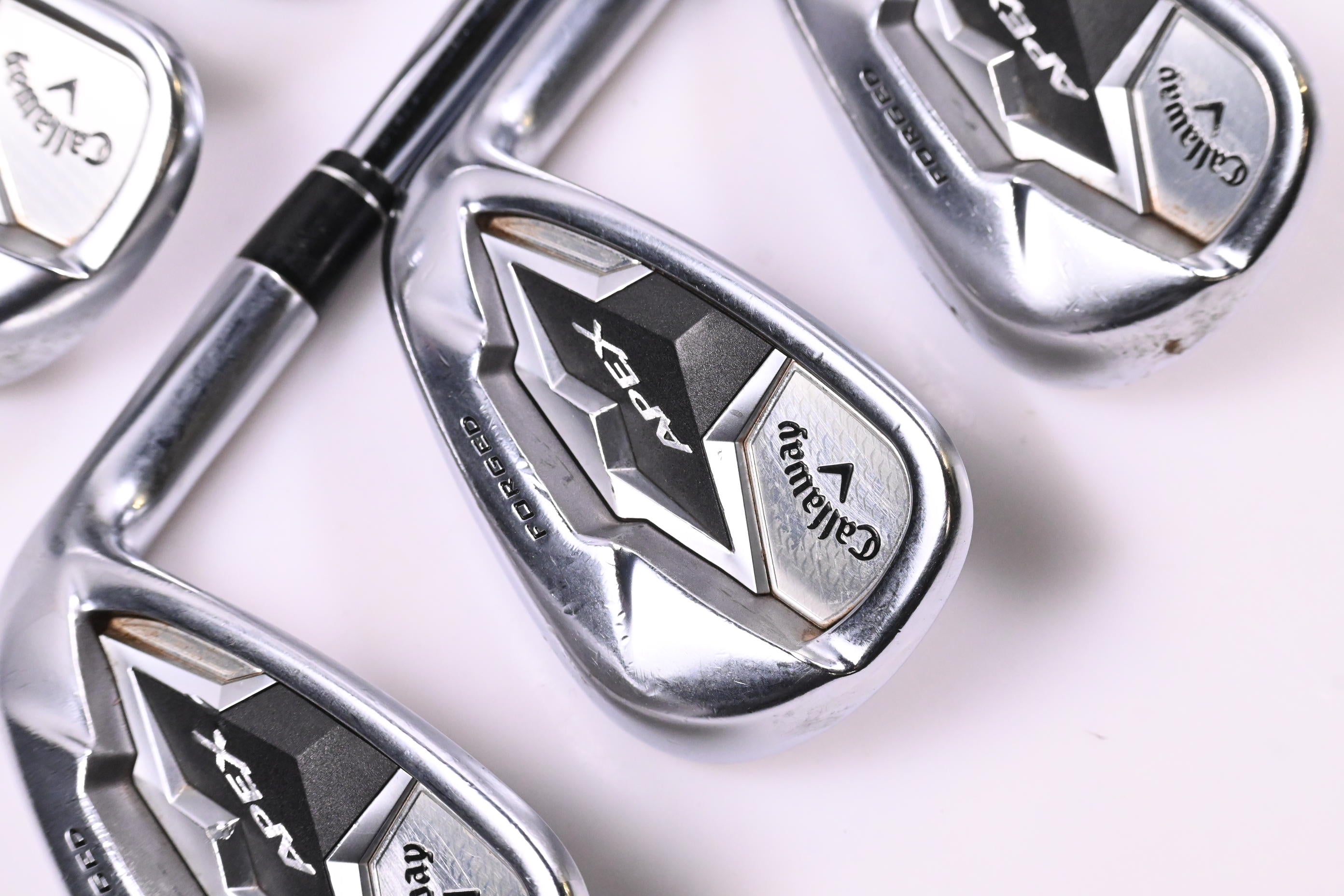 Callaway Apex 19 Irons / 7-PW+AW / Stiff Flex True Temper Elevate 95 Shafts