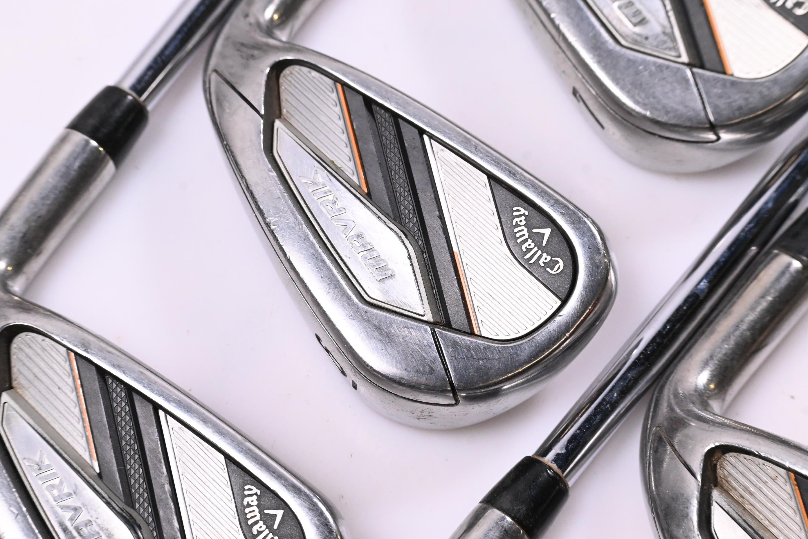 Callaway Mavrik Irons / 5-PW+AW+SW / Regular Flex Elevate MPH 85 Shafts