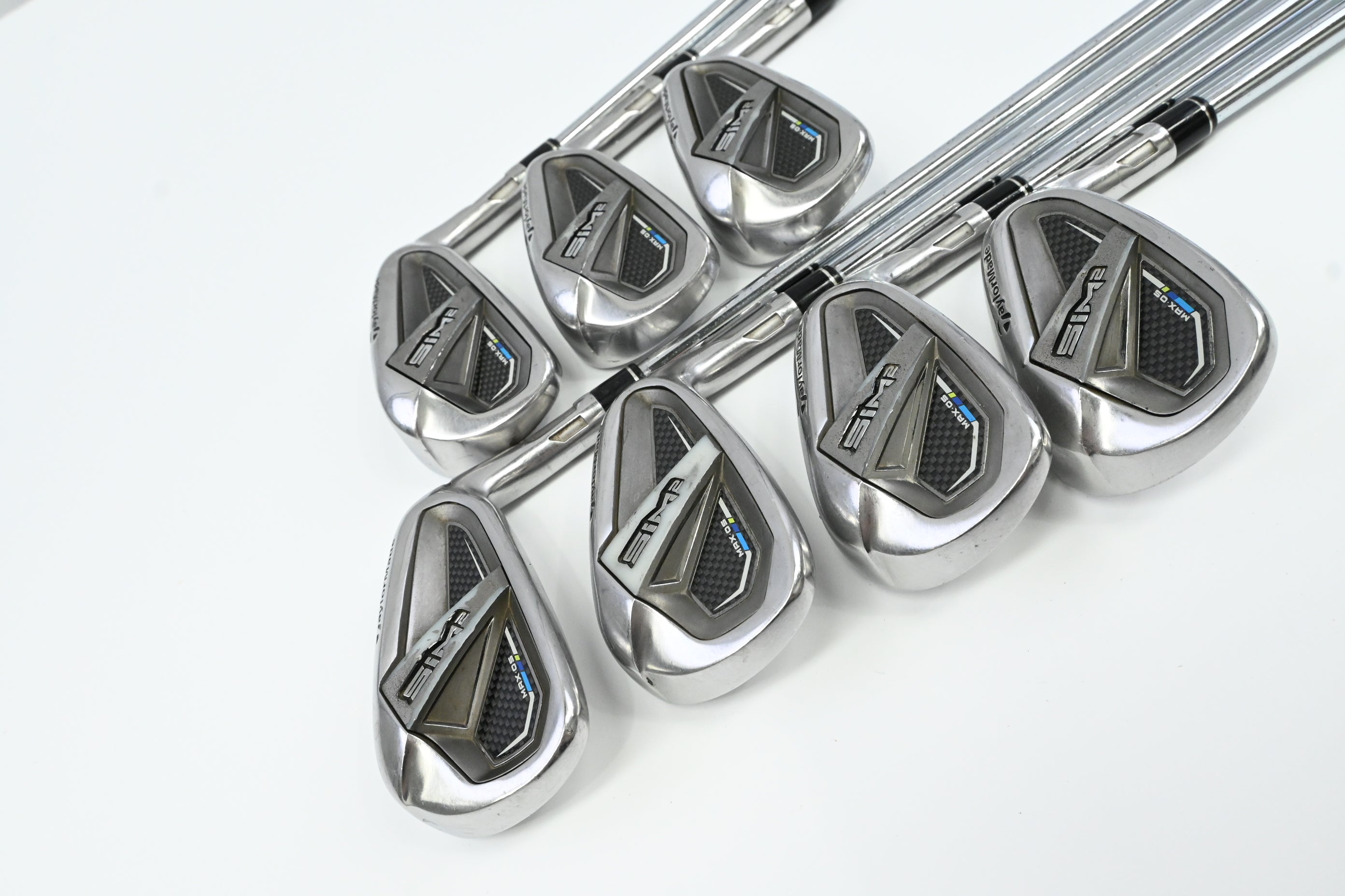 Taylormade SIM2 Max OS Irons / 4-PW / Regular Flex KBS MAX MT 85 Shafts