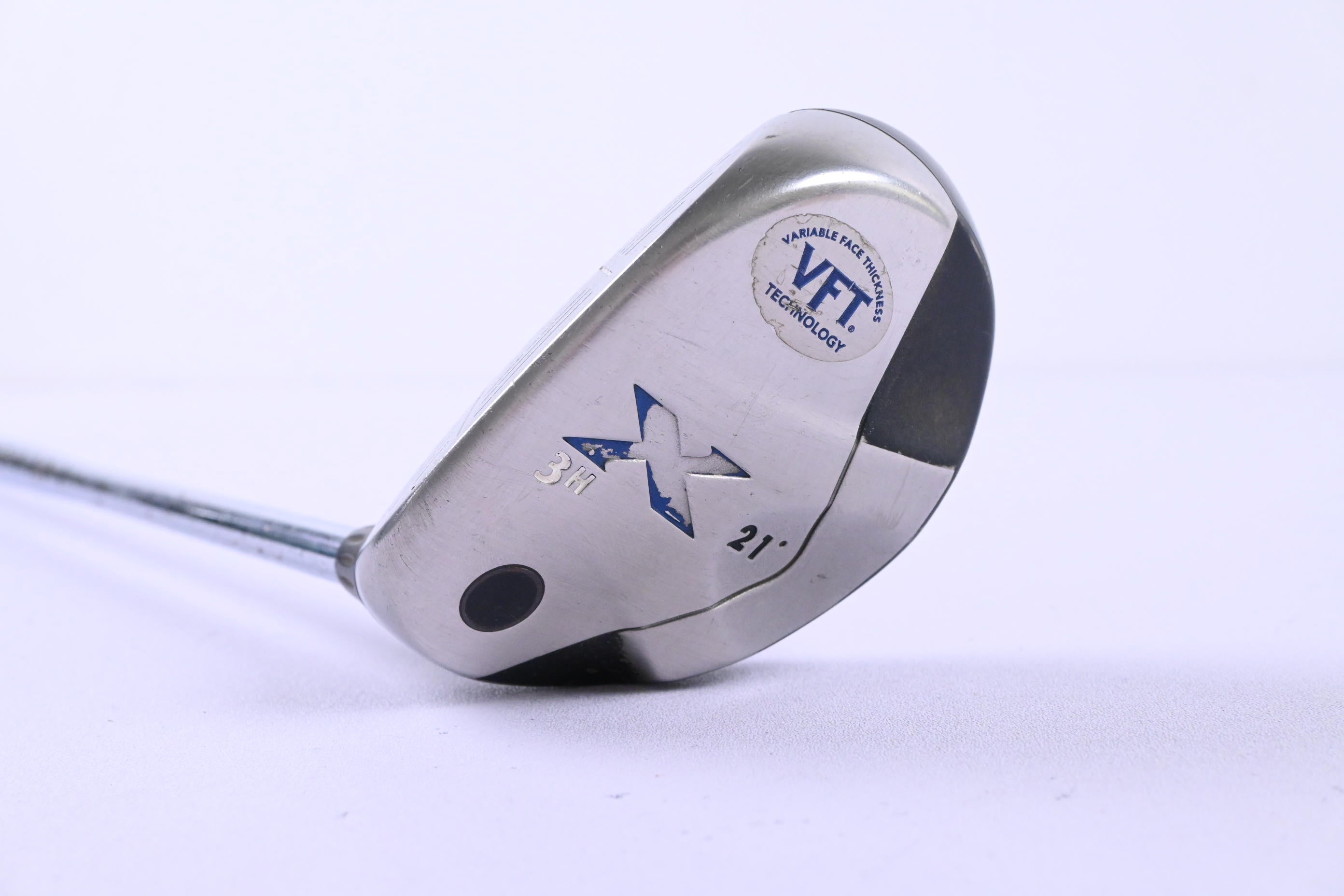 Left Hand Callaway X #3 Hybrid / 21 Degree / Regular Flex Callaway Steel Shaft