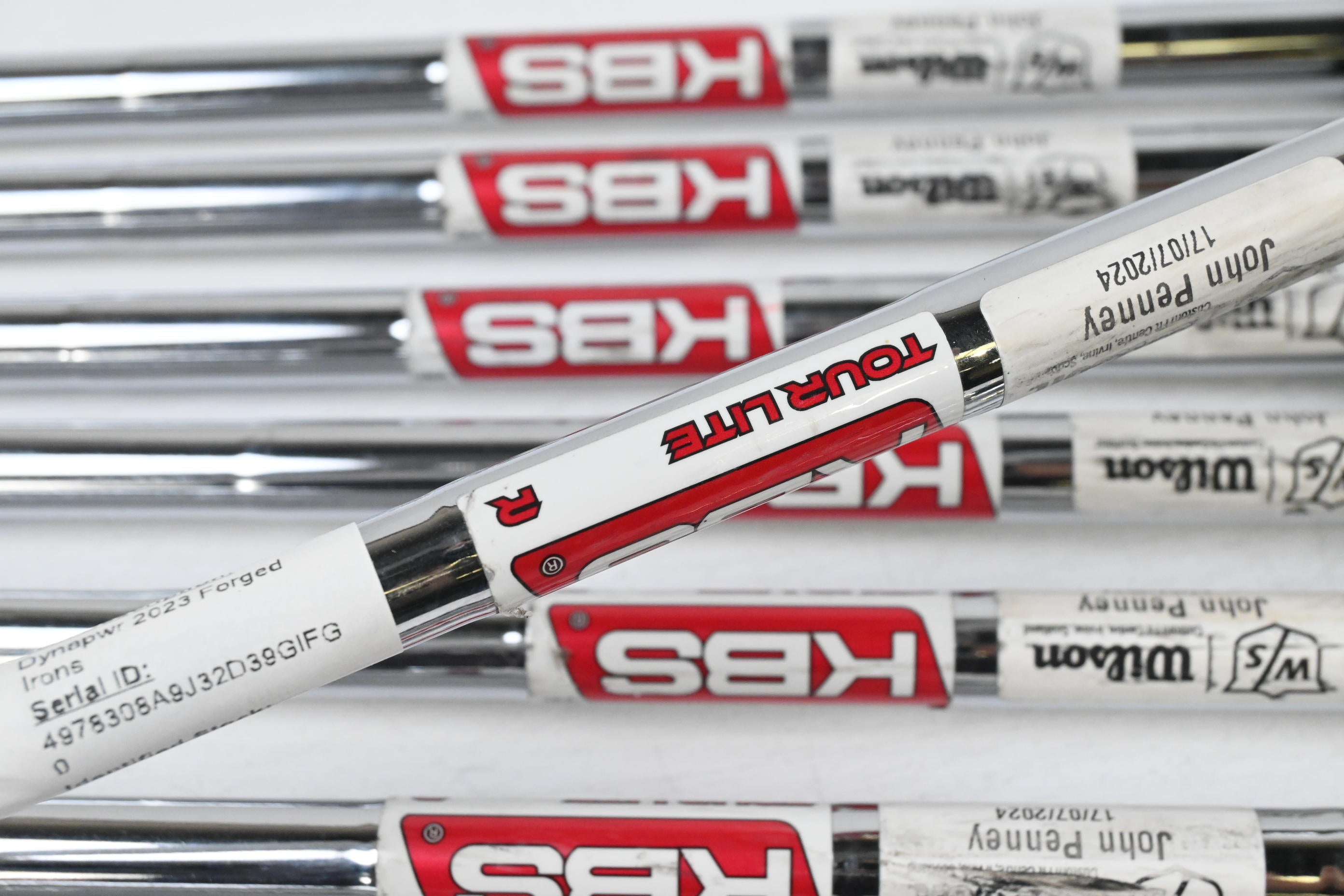 Wilson Dynapwr 2023 Forged Irons / 3-PW+GW / Regular Flex KBS Tour Lite Shafts