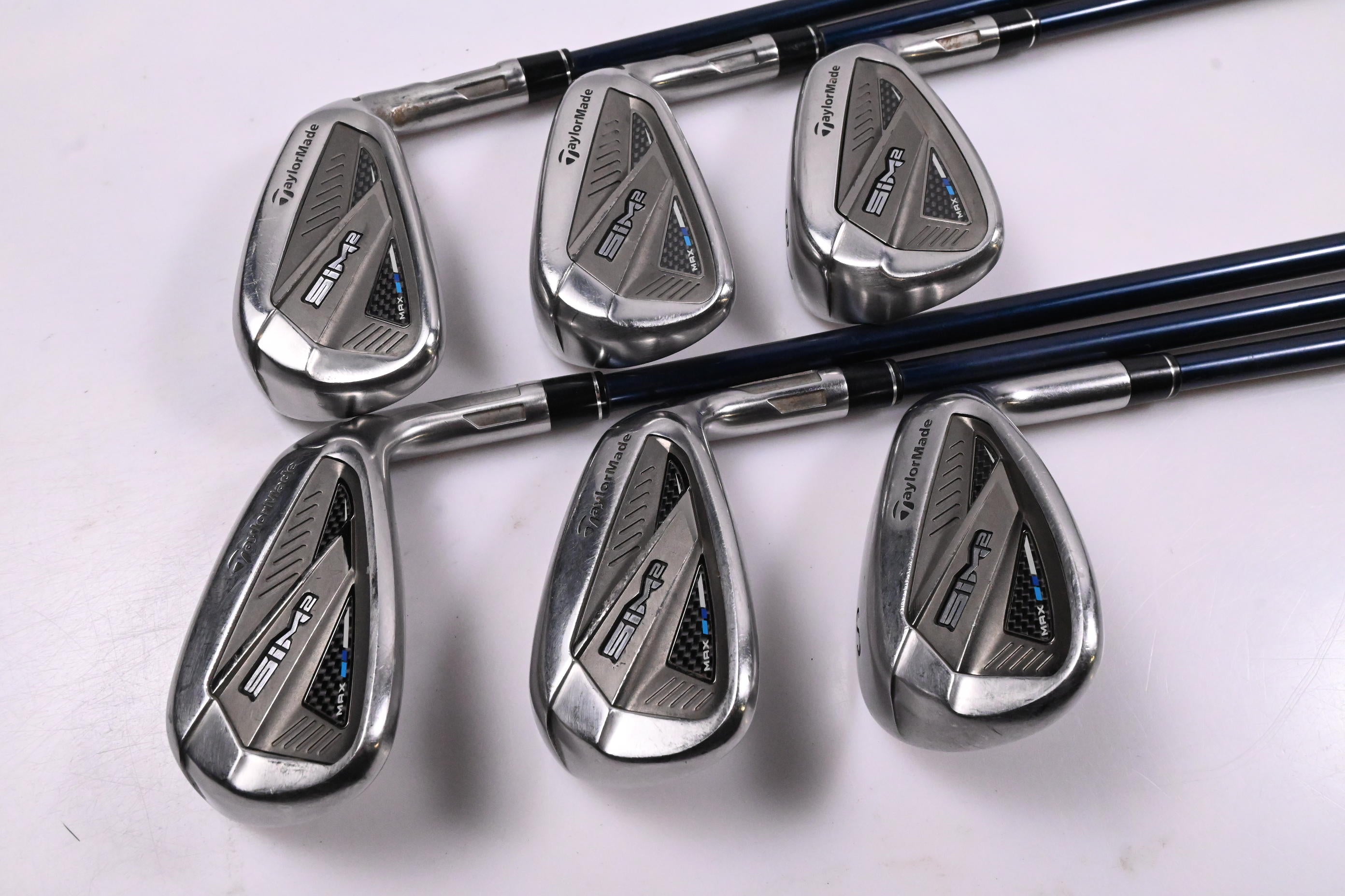 Taylormade SIM2 Max Irons / 6-PW+SW / Senior Flex Ventus Blue 5 Shafts