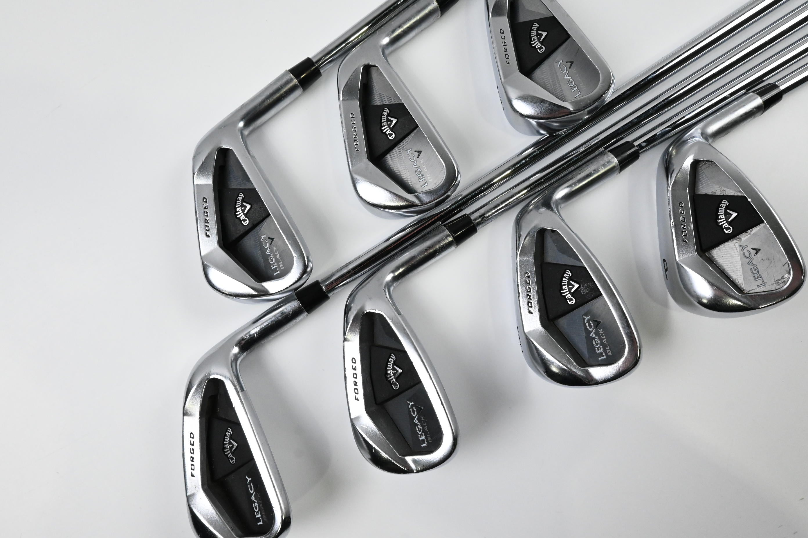 Callaway Legacy Black 2011 Irons / 4-PW / Stiff Flex Steel Shafts / No Shaft Band