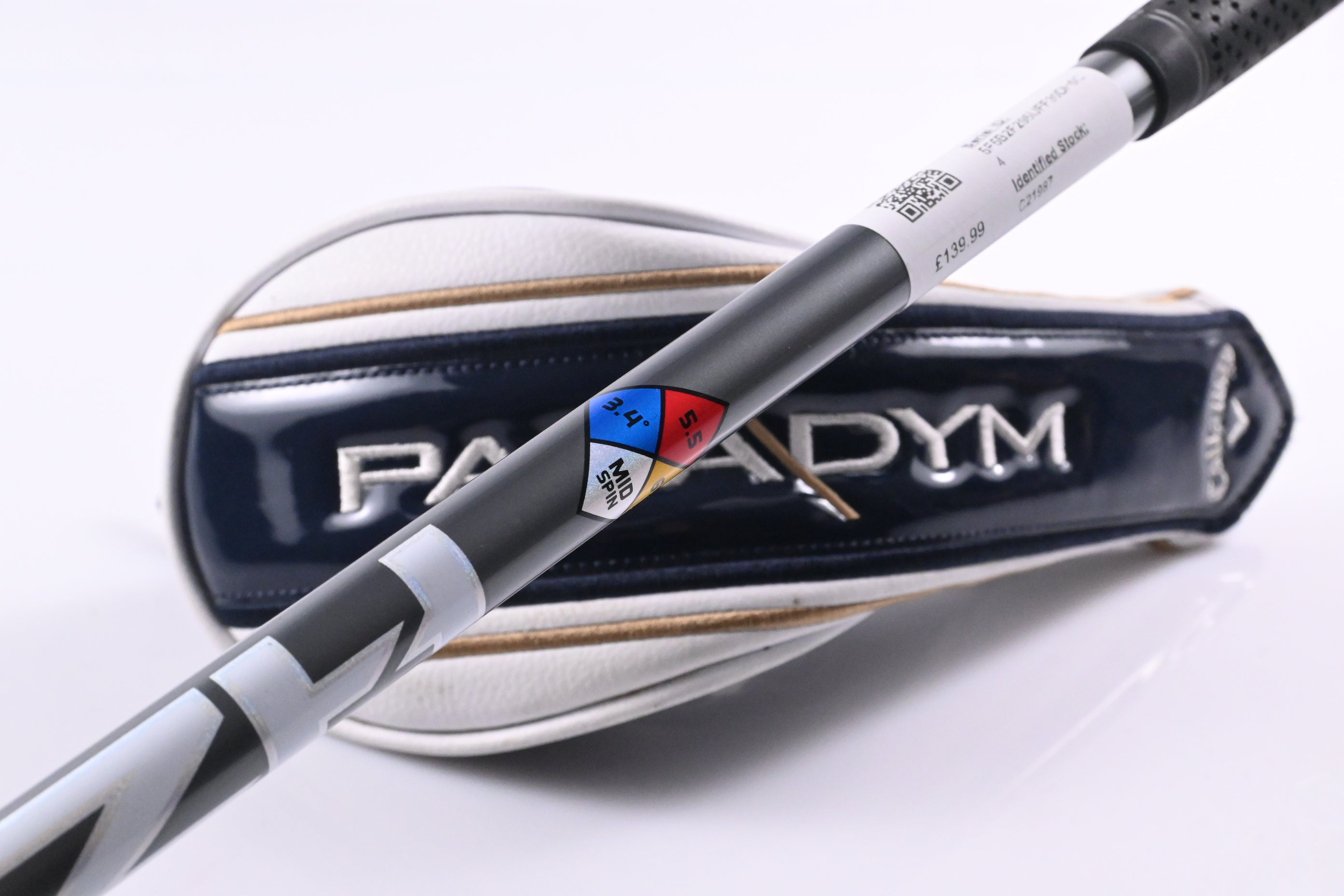 Callaway Paradym X #5 Hybrid / 24 Degree / Regular Flex HZRDUS Silver 65 Shaft