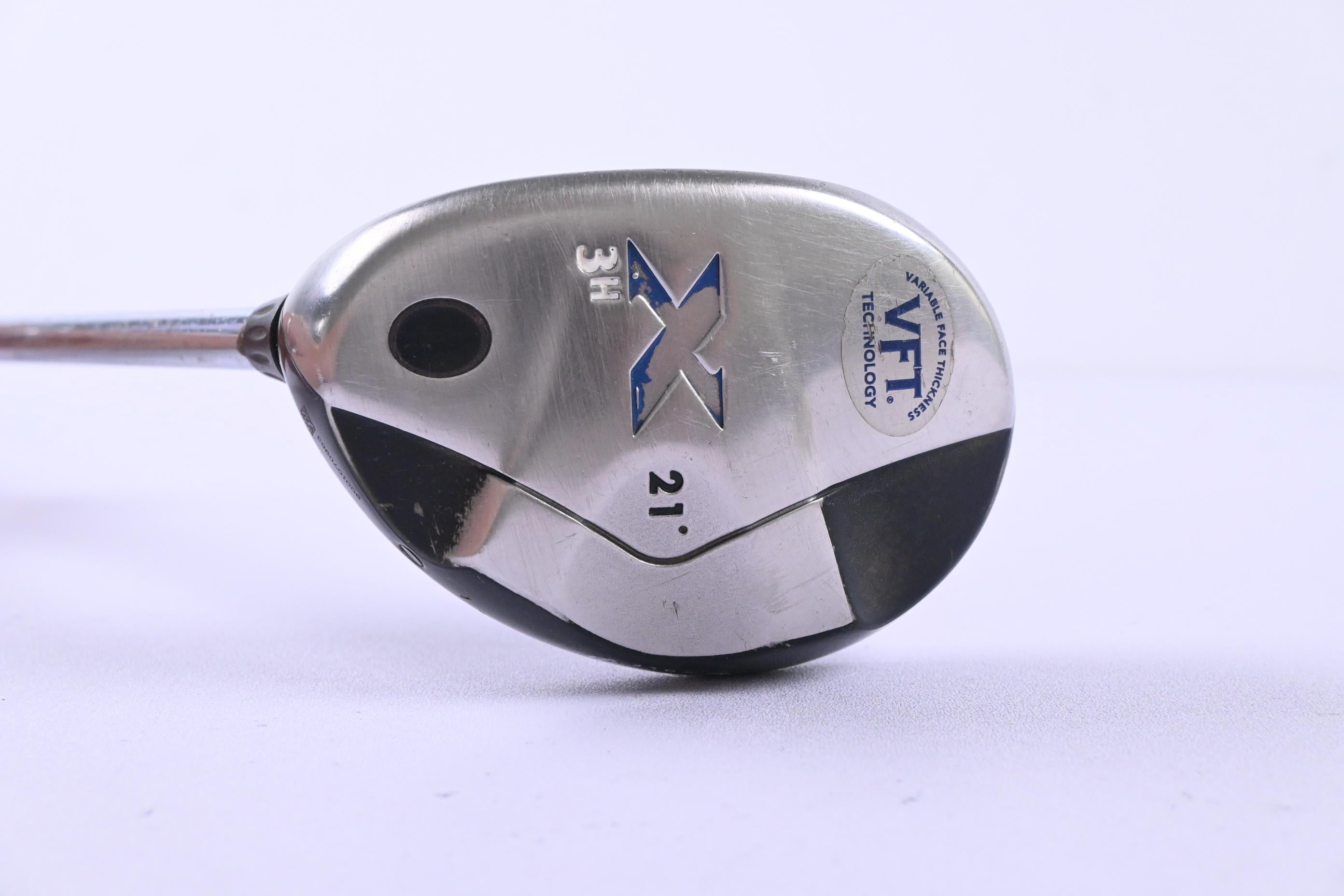 Left Hand Callaway X #3 Hybrid / 21 Degree / Regular Flex Callaway Steel Shaft