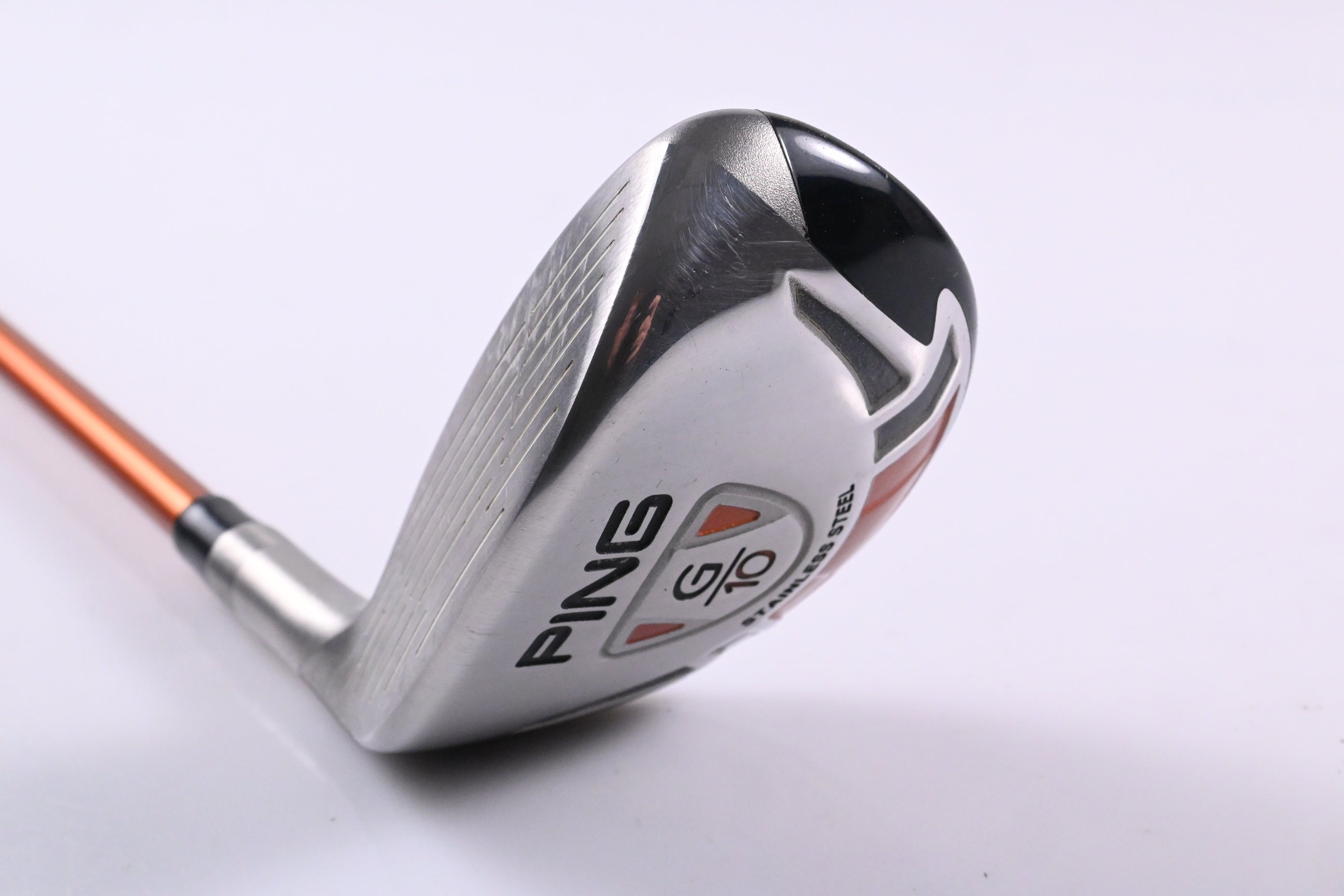 Left Hand Ping G10 #4 Hybrid / 24 Degree / Regular Flex Ping TFC 129 H Shaft