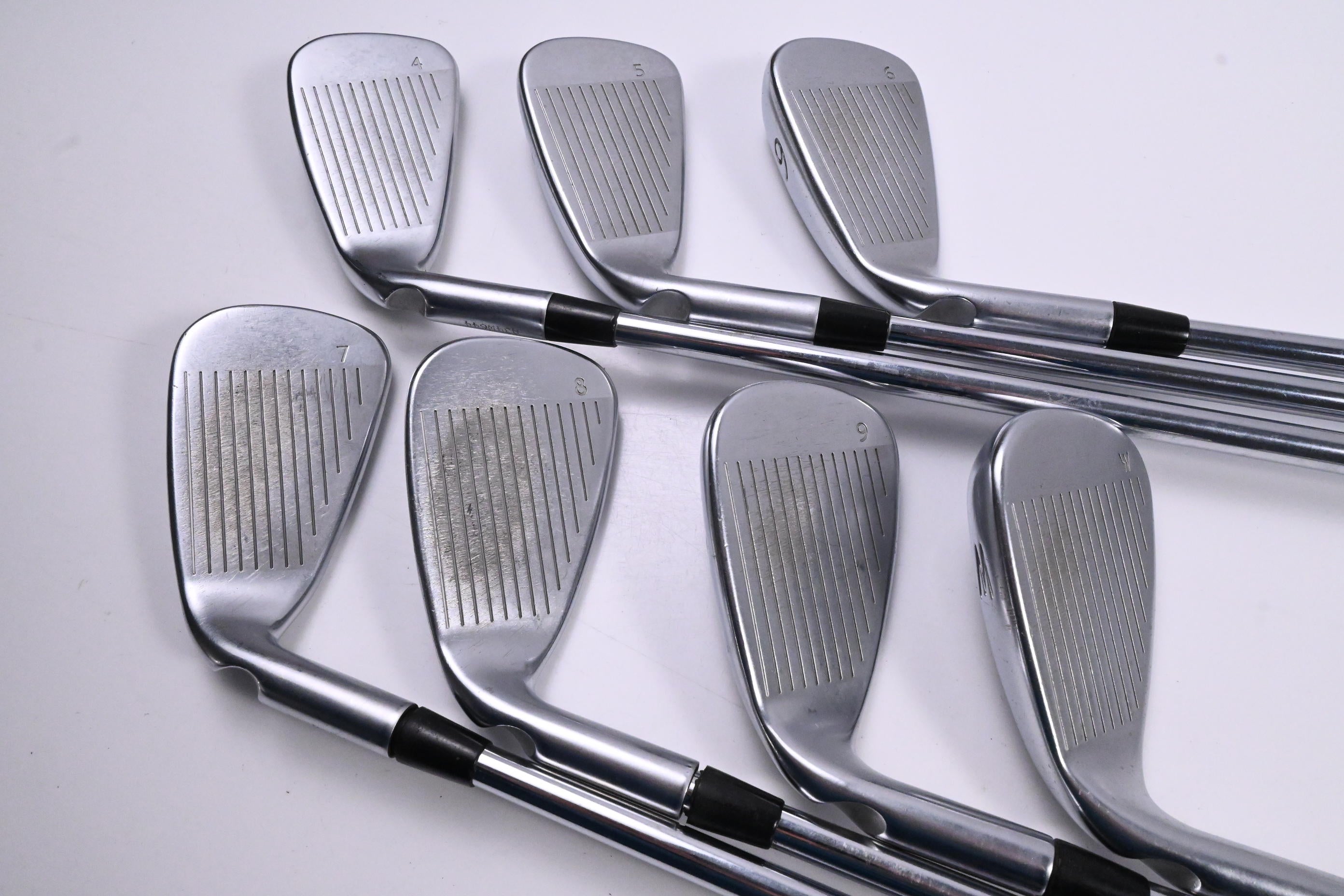 Ping G400 Irons / 4-PW / Orange Dot / Regular Flex Ping AWT 2.0 Shafts