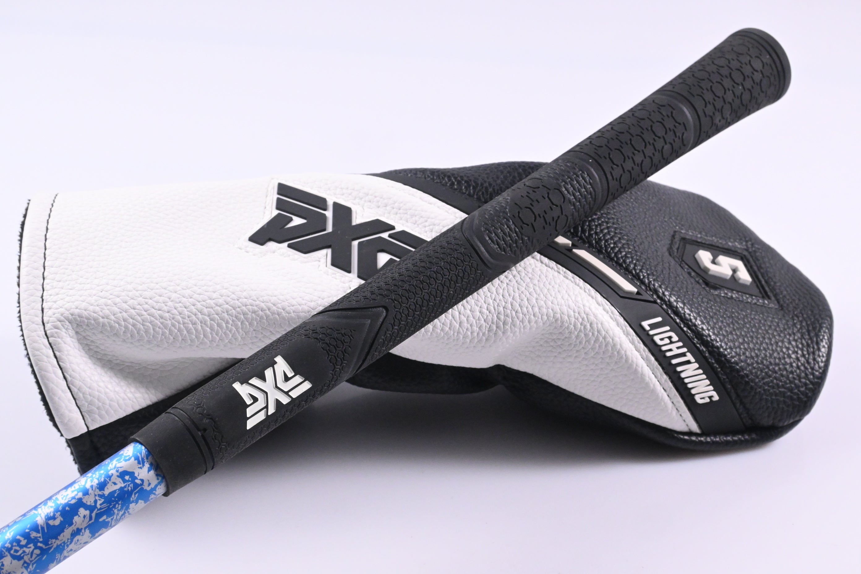 Left Hand PXG Lightning #5 Wood / 18 Degree / Stiff Flex Denali Frost Blue 60