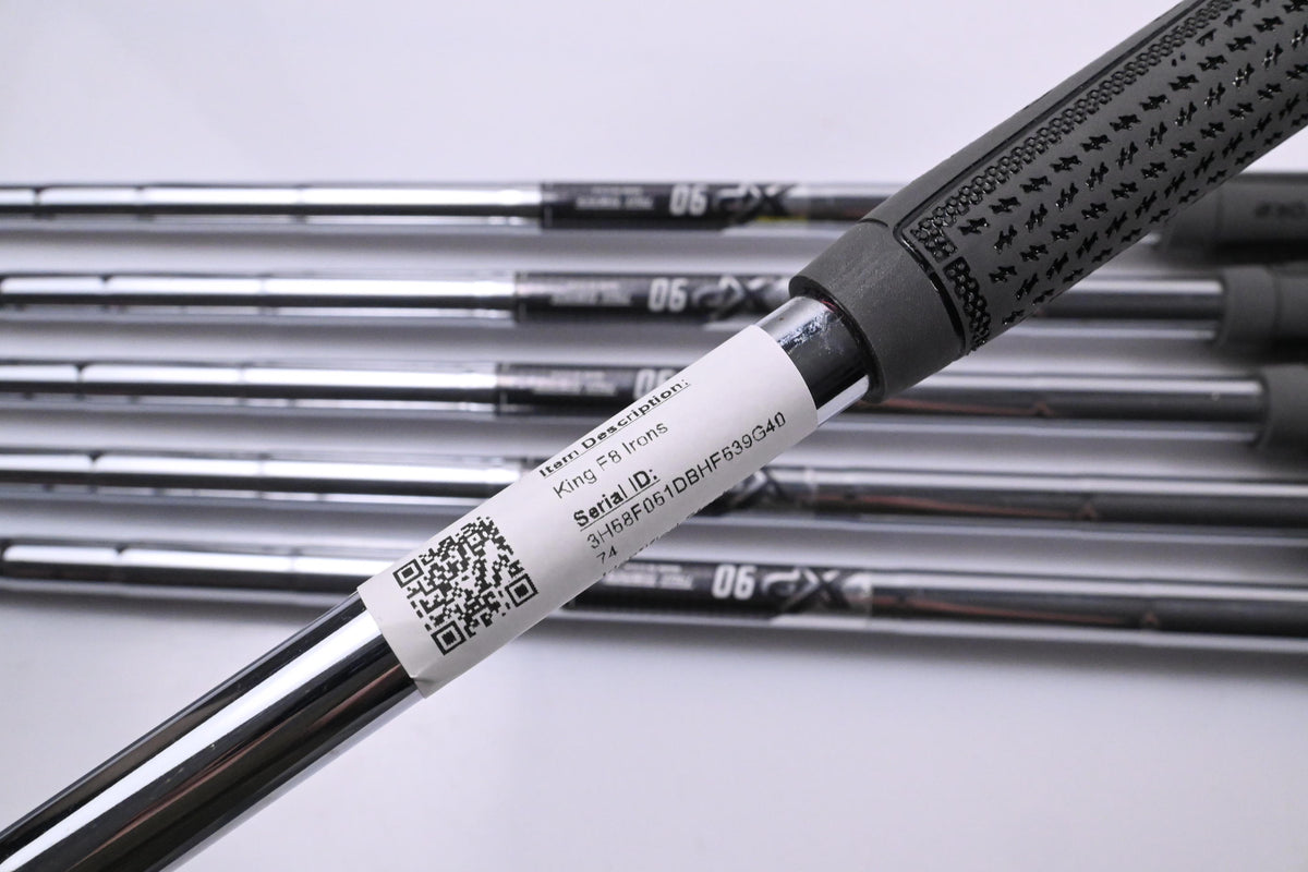Cobra King F8 Irons / 6-PW+GW / Regular Flex XP 90 Shafts