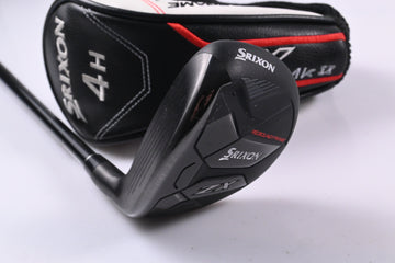 Left Hand Srixon ZX #4 Hybrid / 22 Degree /Regular Flex HZRDUS Smoke RDX Red 70