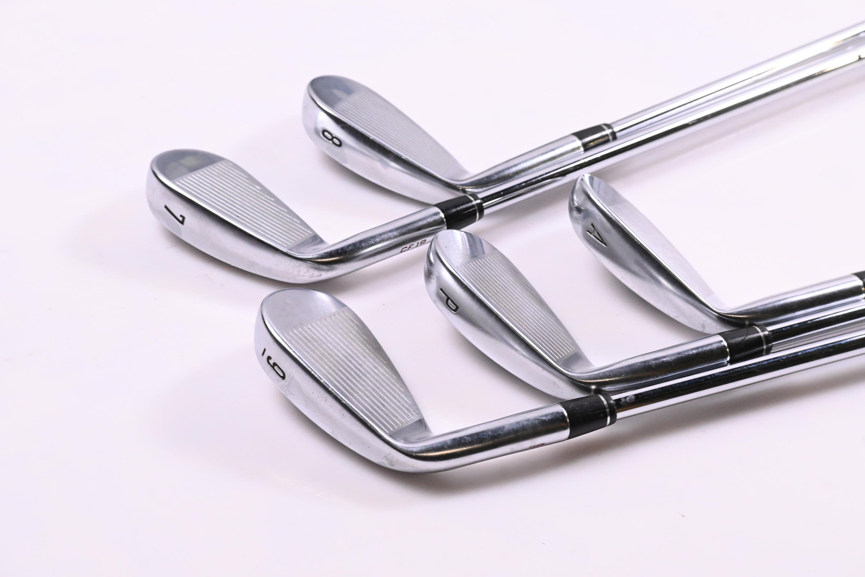 Callaway Apex 19 Irons / 7-PW+AW / Stiff Flex True Temper Elevate 95 Shafts