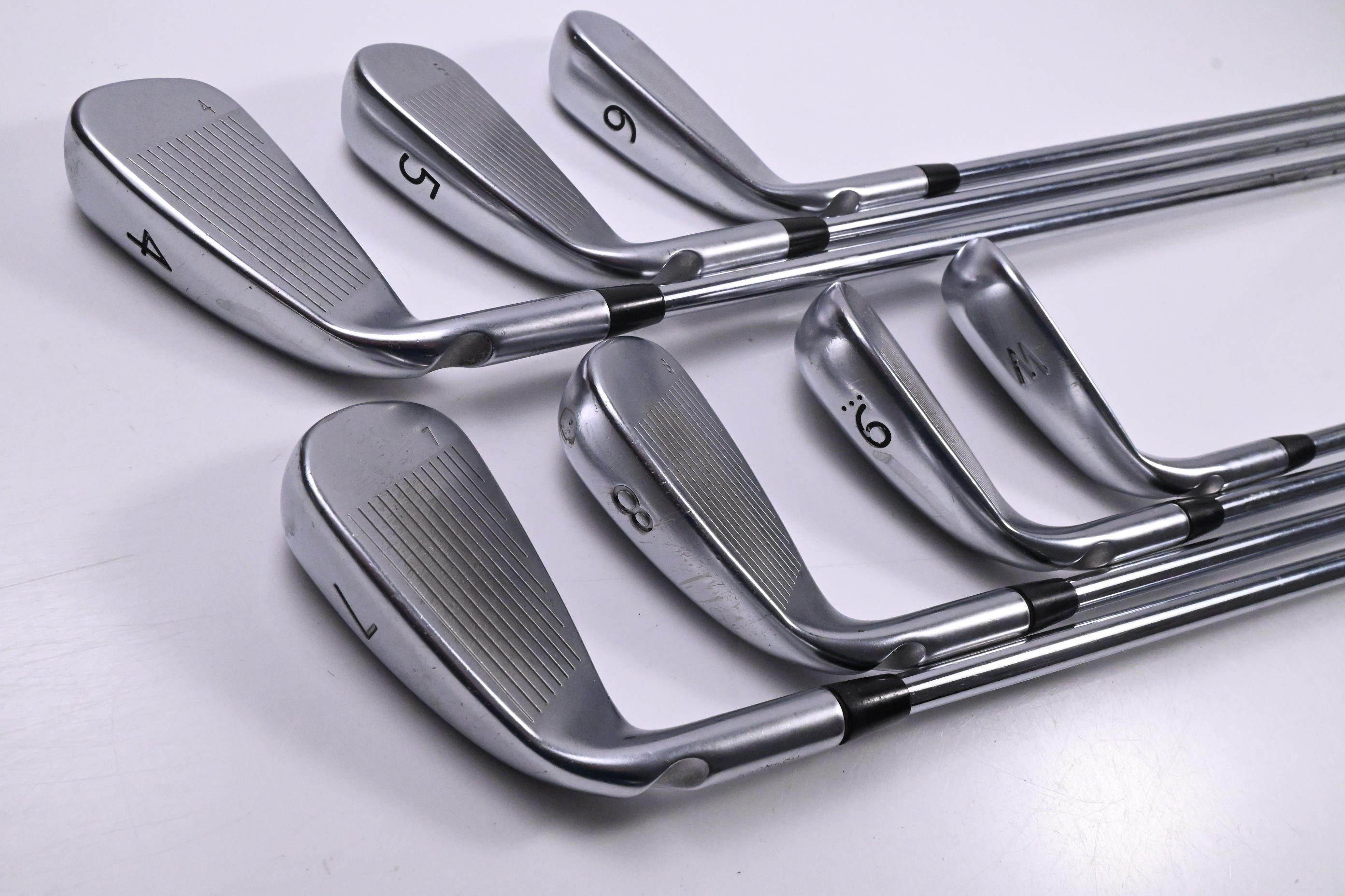 Ping G400 Irons / 4-PW / Orange Dot / Regular Flex Ping AWT 2.0 Shafts