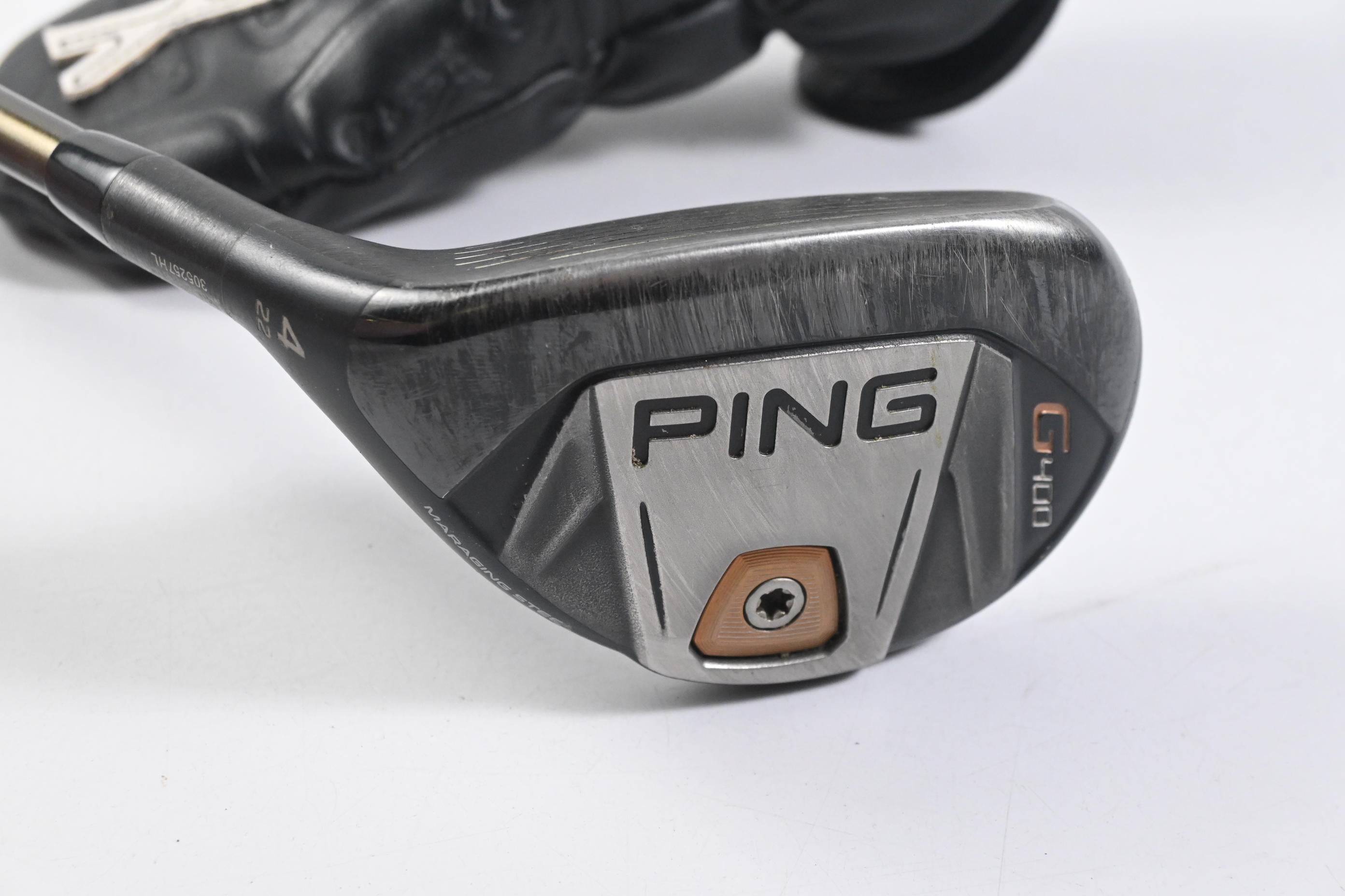 Left Hand Ping G400 #4 Hybrid / 22 Degree / Stiff Flex Ping Alta CB 70 Shaft