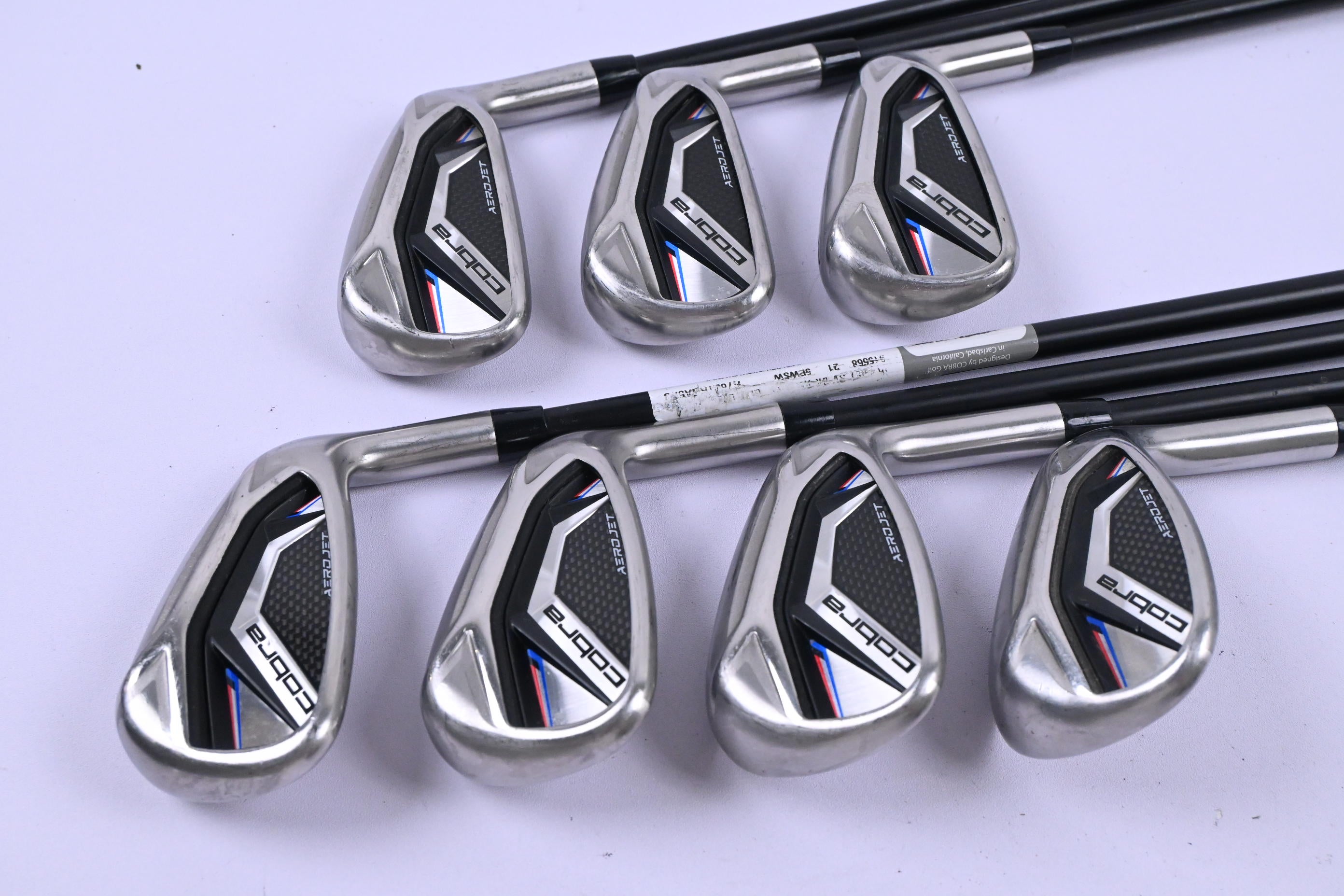 Cobra Aerojet Irons / 5-PW+SW / Senior Flex KBS PGI 65 Shafts