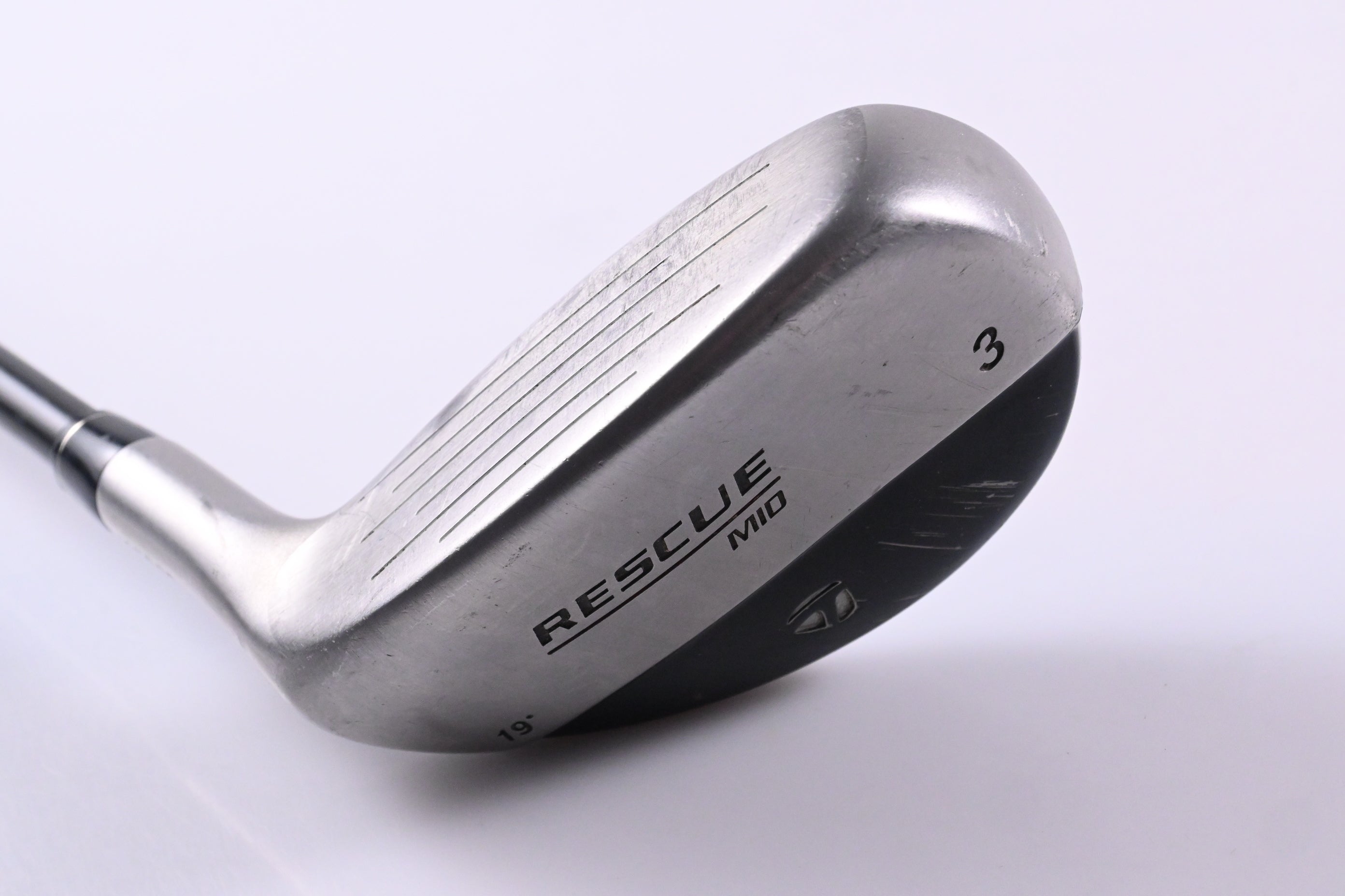Left Hand Taylormade Rescue Mid #3 Hybrid / 19 Degree / Regular Flex Ultralite