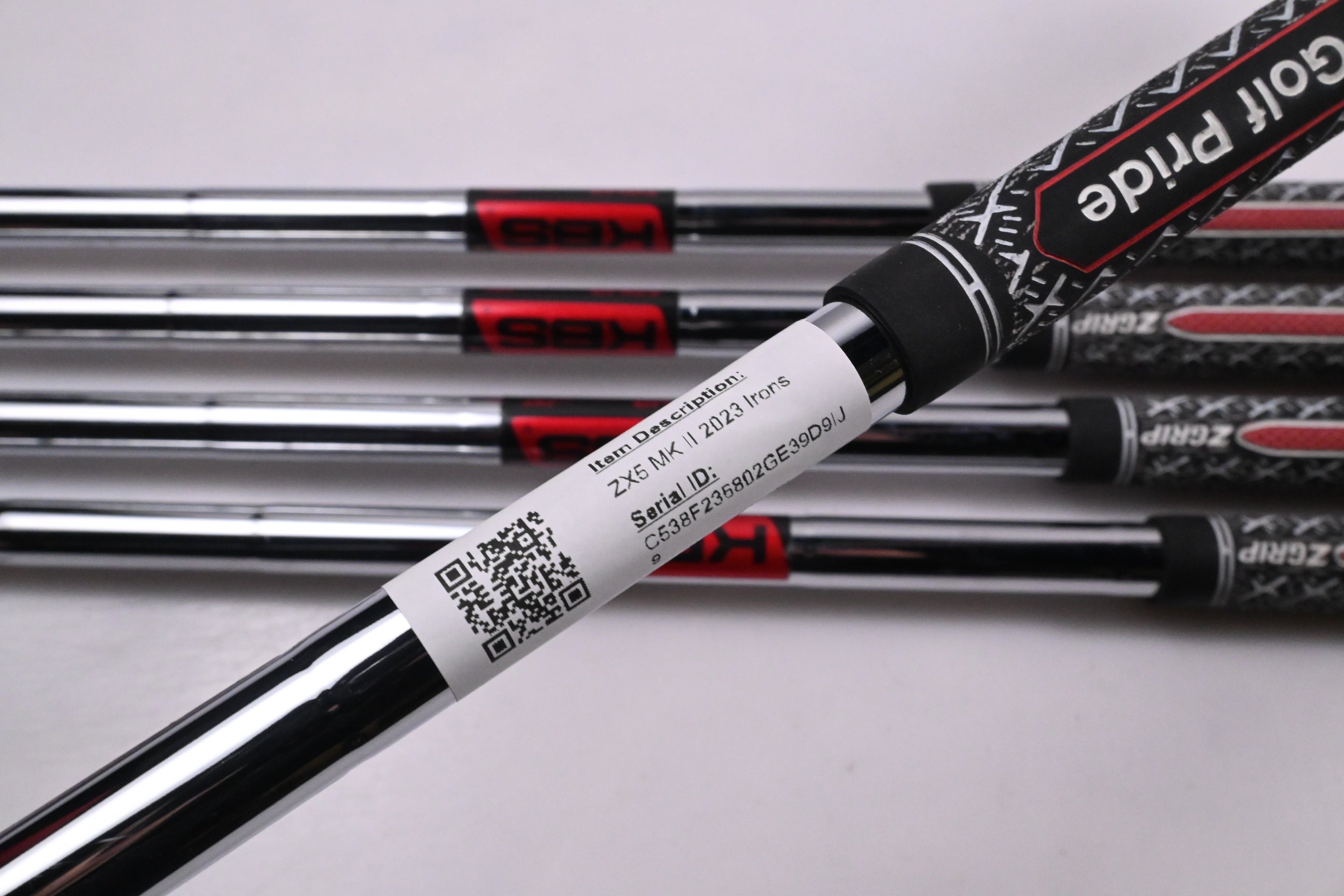 Srixon ZX5 MK II 2023 Irons / 6-PW / Regular Flex KBS Tour Shafts