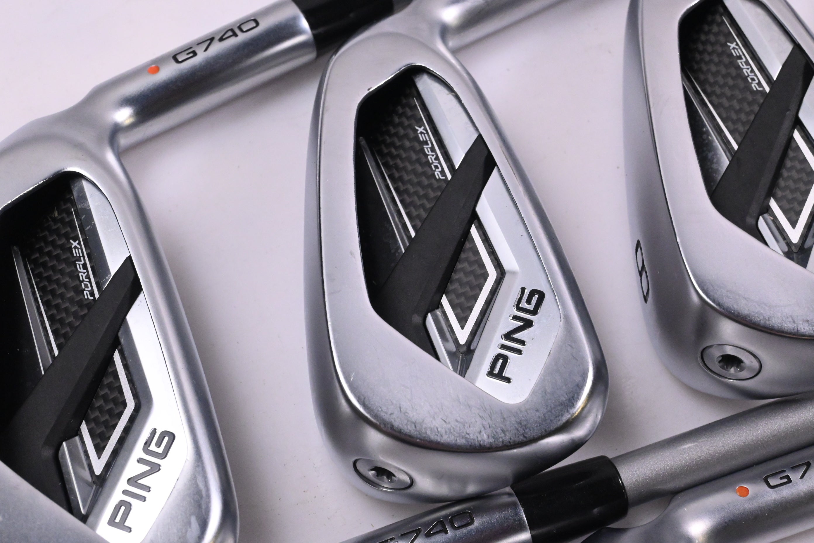 Ping G740 Irons / 6-PW+UW+50+56 / Orange Dot / Senior Flex Ping Alta Quick 45