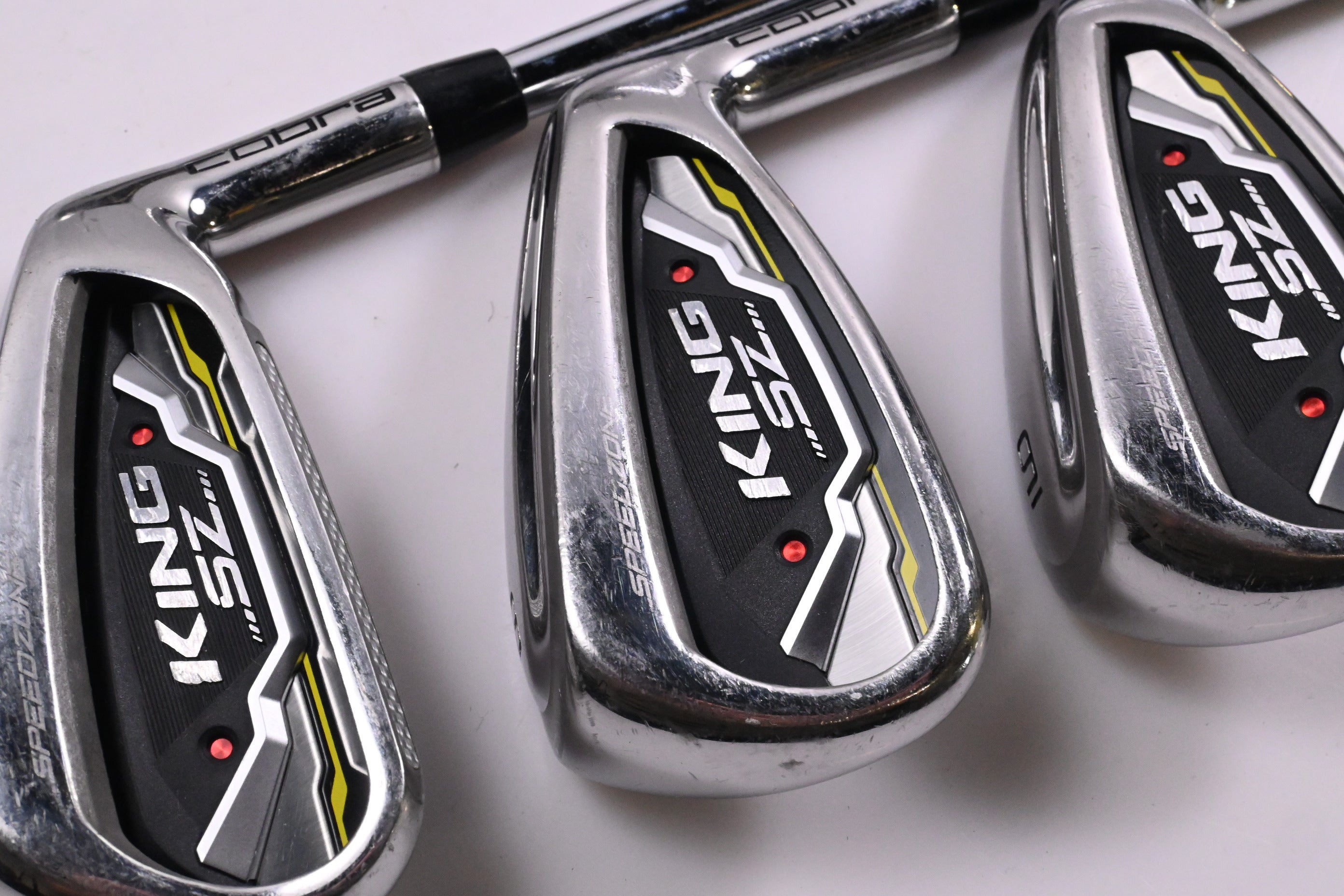 Cobra King Speedzone Irons / 5-9i / Regular Flex Cobra Shafts