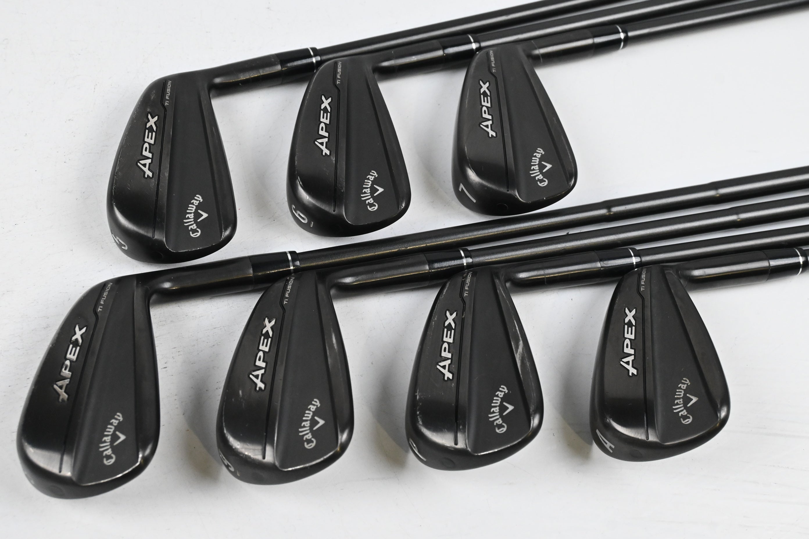 Callaway Apex Ti Fusion Irons / 5-PW+GW / Stiff Flex Dynamic Gold MID S400